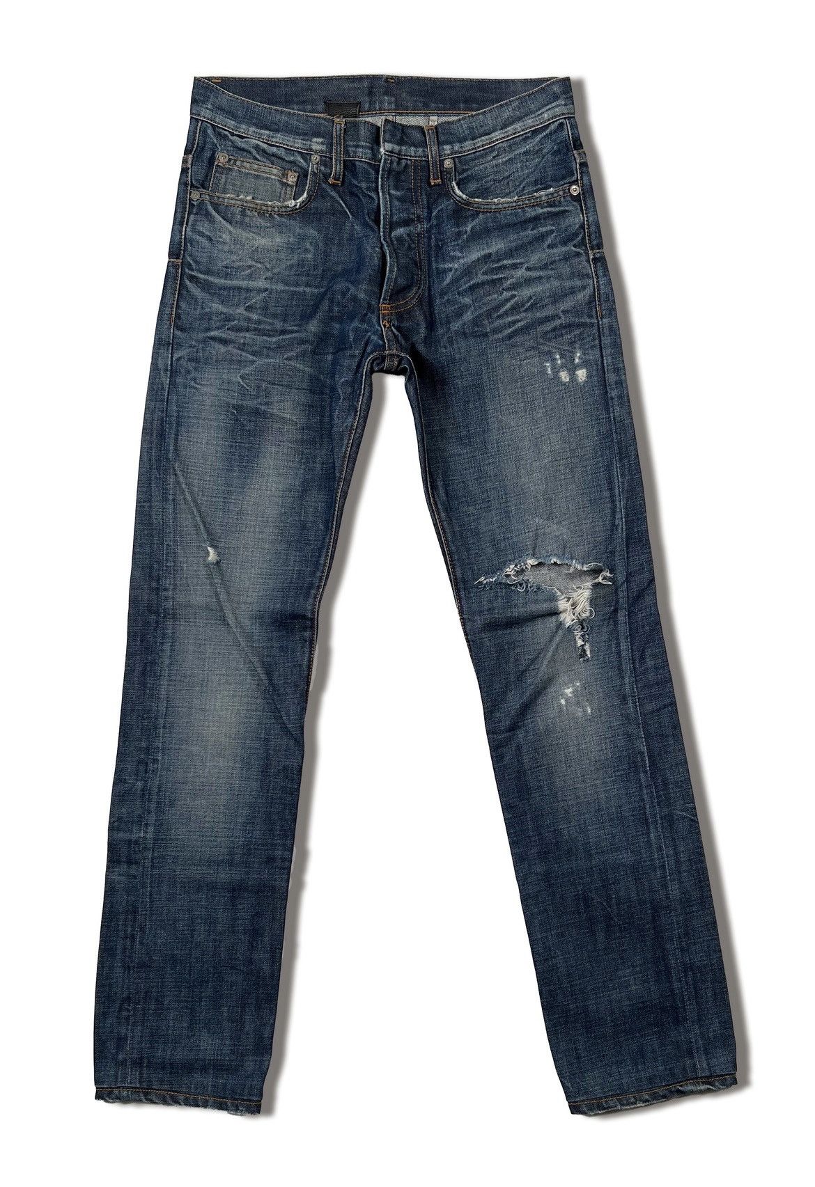 DIOR HOMME Stretch Button Fly Jeans 29 SLIM 17.5 CM Hedi