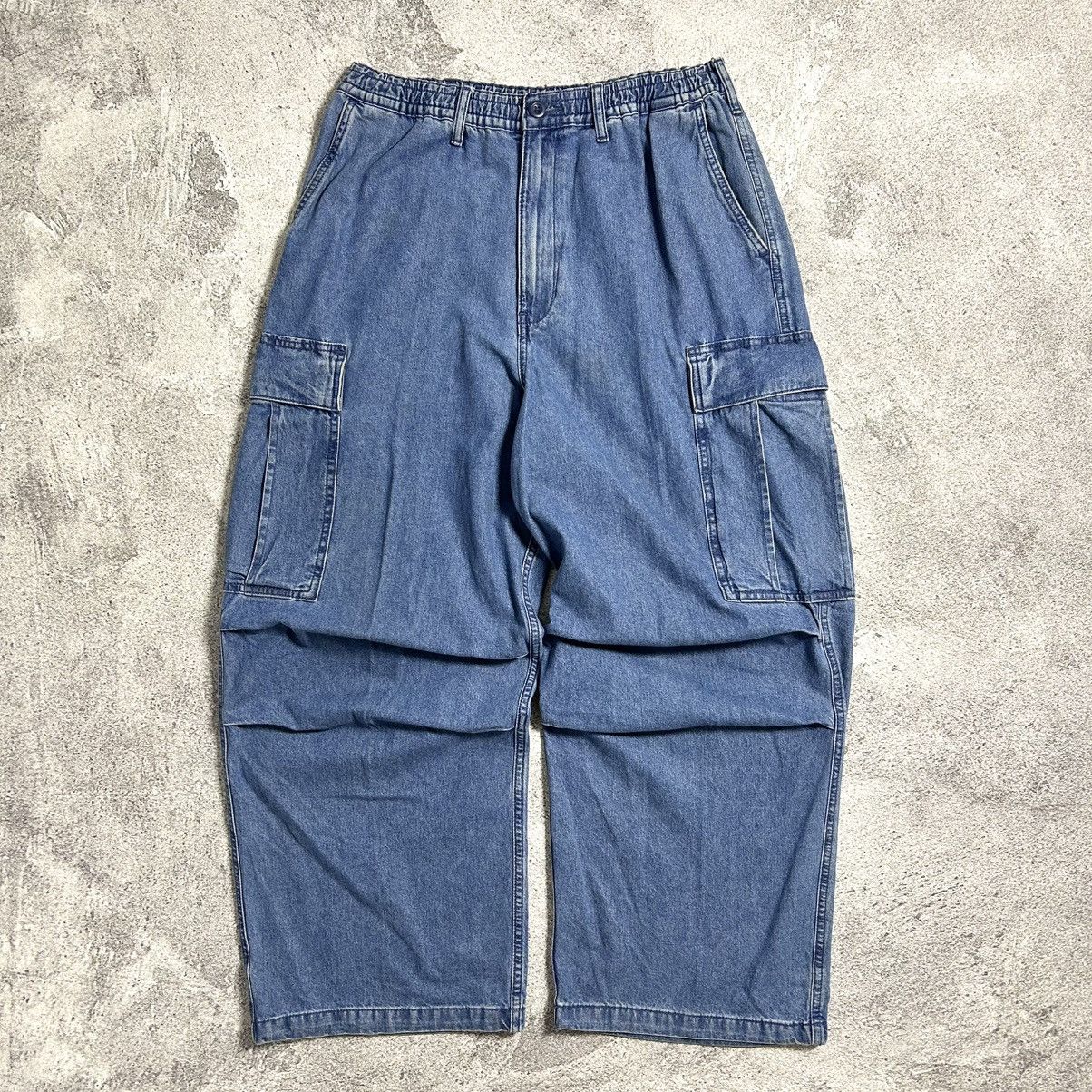 Japanese Brand Vtg y2k Superwide Cargo GU Size US 36 / EU 52 - 1 Thumbnail