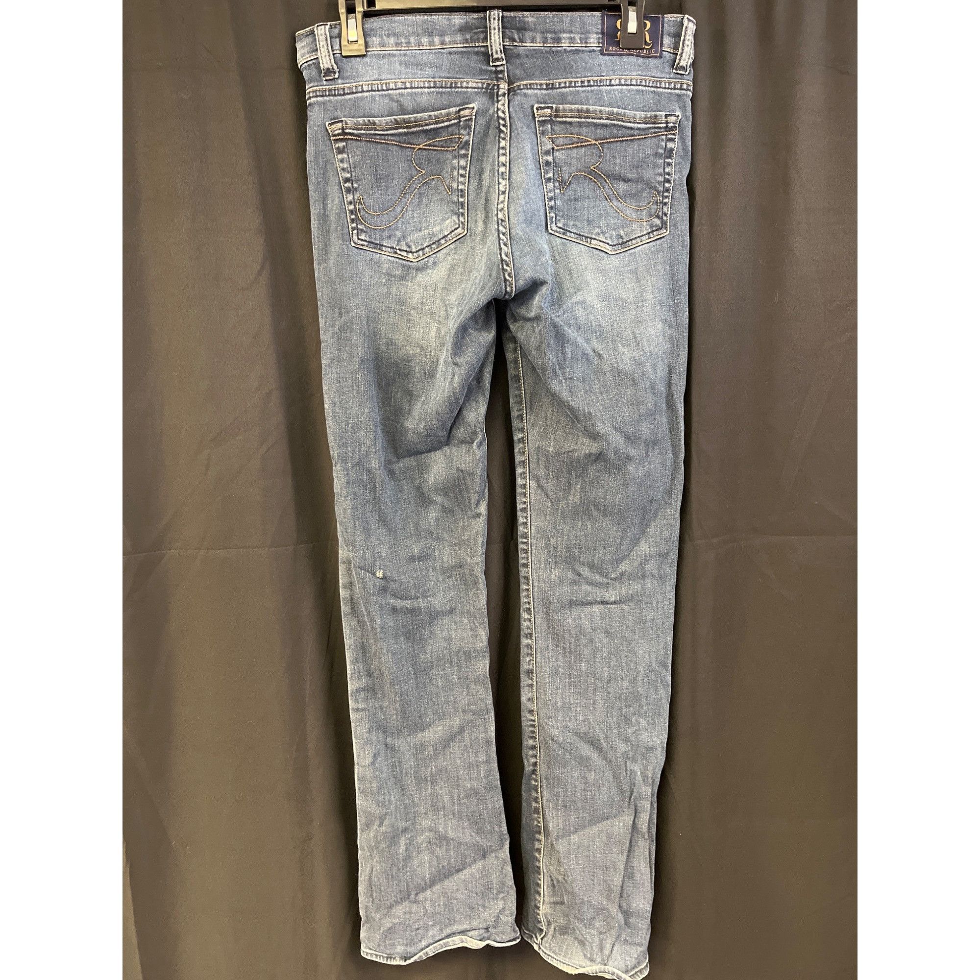 Rock & Republic Rock & Republic Kasandra Women's Blue Jeans/Bootcut Sz 6 SKU Size 28" / US 6 / IT 42 - 2 Thumbnail