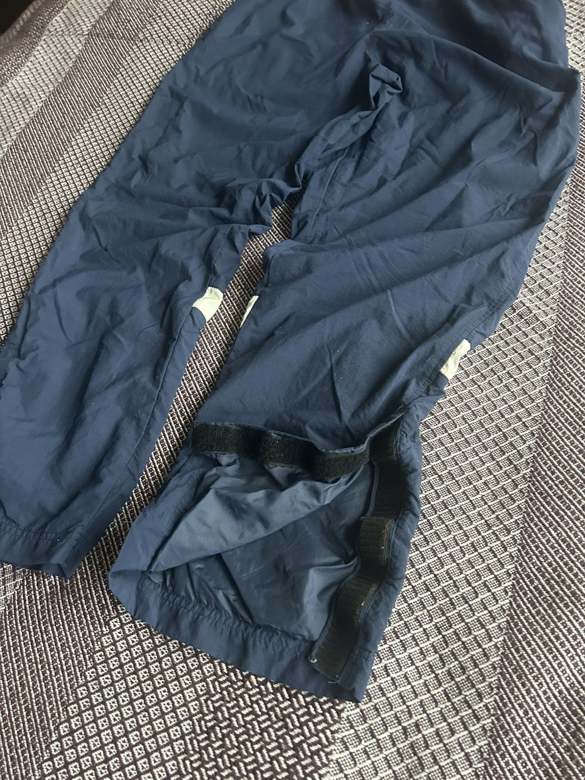 Nike Vintage 00s Nike Sportswear Mens Pants Blue Small Swoosh XL Size US 36 / EU 52 - 8 Thumbnail