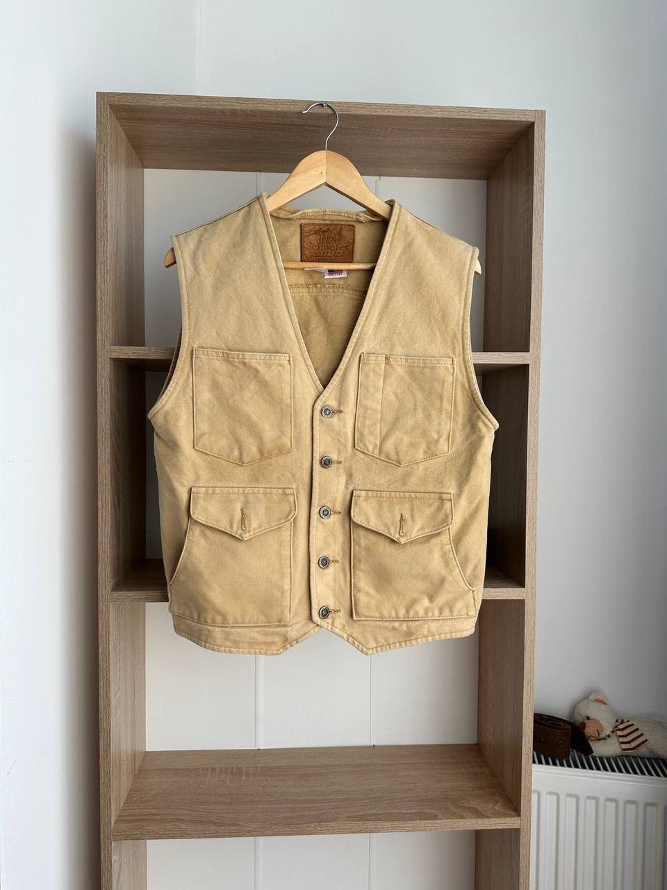 Vintage Vintage Schaefer Western Leather USA Beige Jacket Size US M / EU 48-50 / 2 - 6 Thumbnail