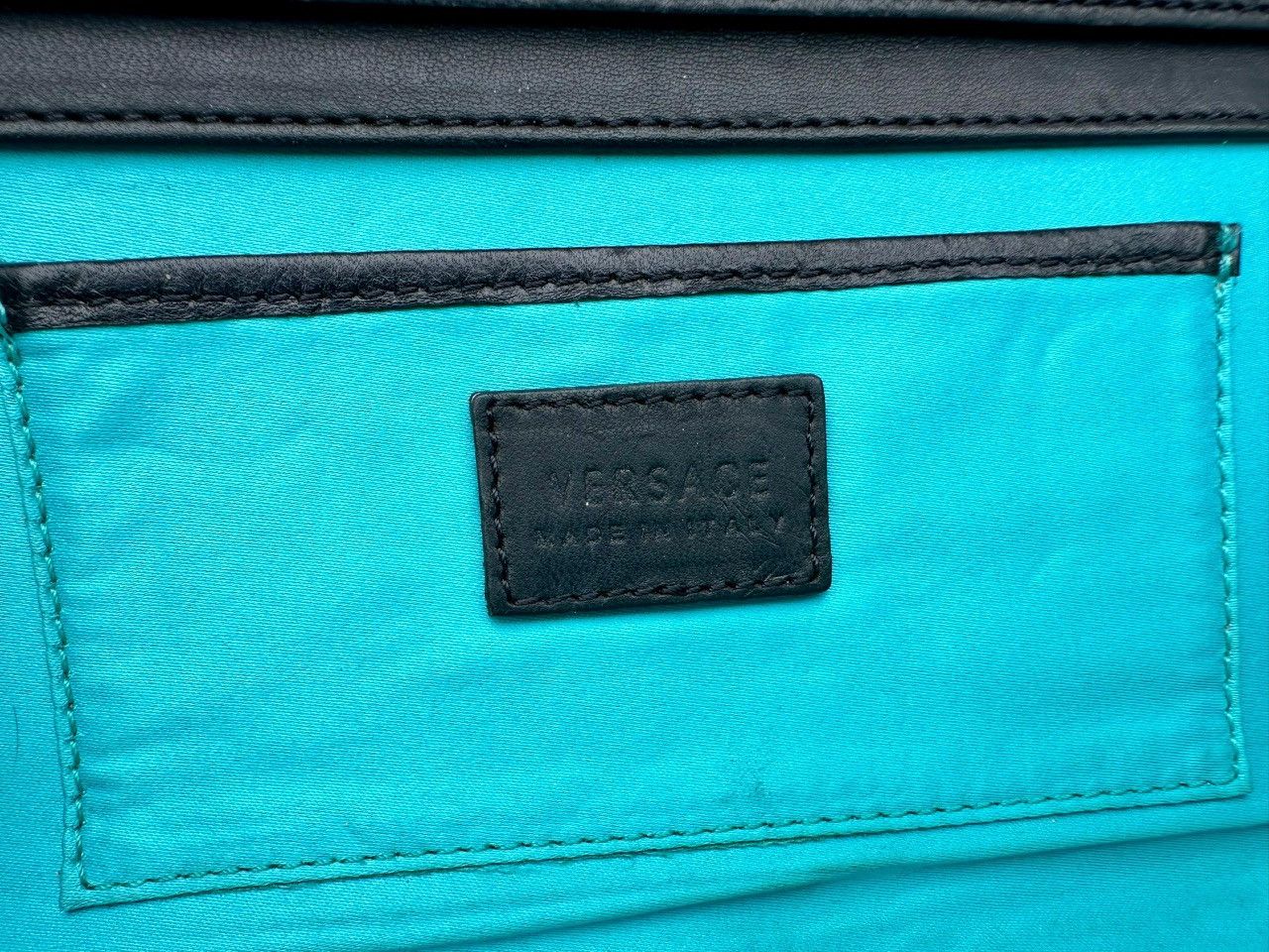 Versace Authentic Versace Medusa Leather Chain Pochette Bag Size ONE SIZE - 8 Thumbnail