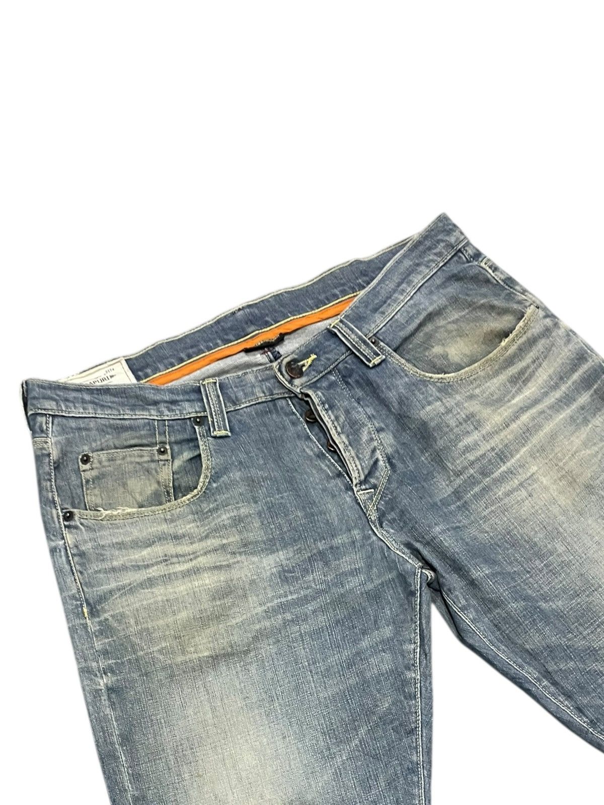 Napapijri Napapijri Stonewash Distressed Jeans Size US 34 / EU 50 - 6 Thumbnail