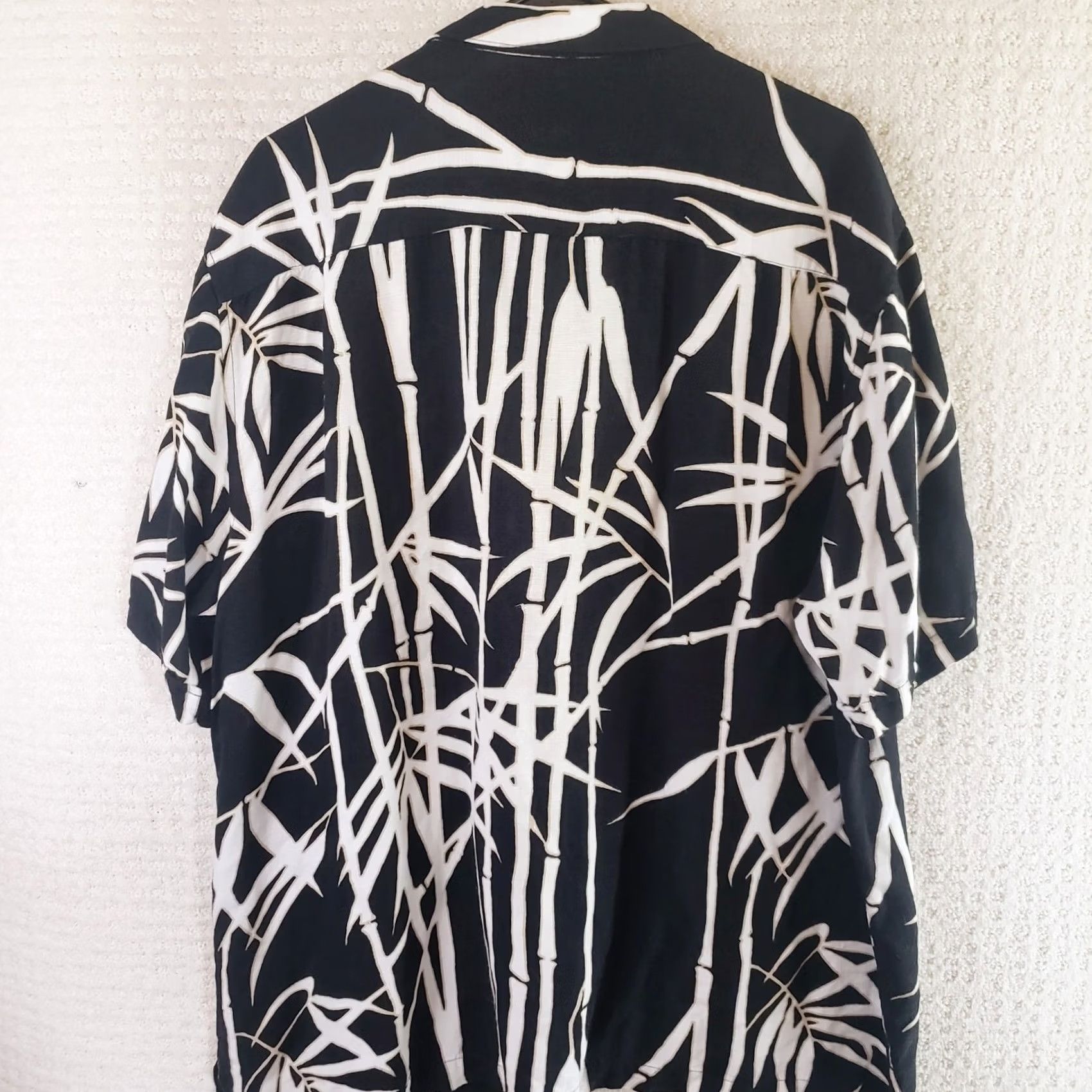 Cubavera VINTAGE Cubavera Shirt Mens XXL Black Bamboo Patterned Button Up Short Sleeve Hawaiian Size US XXL / EU 58 / 5 - 5 Thumbnail