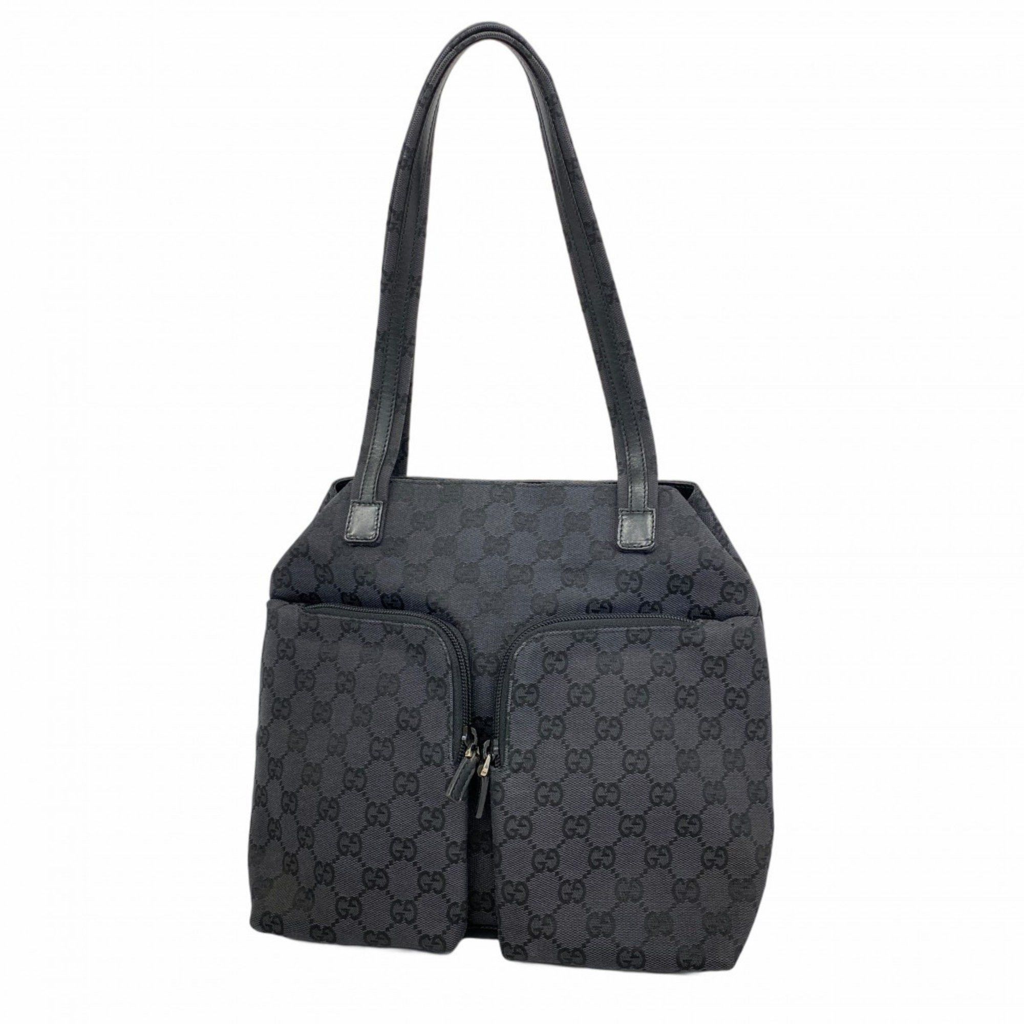 Gucci Gucci Shoulder Bag GG Canvas 153010 Black Women's | Grailed