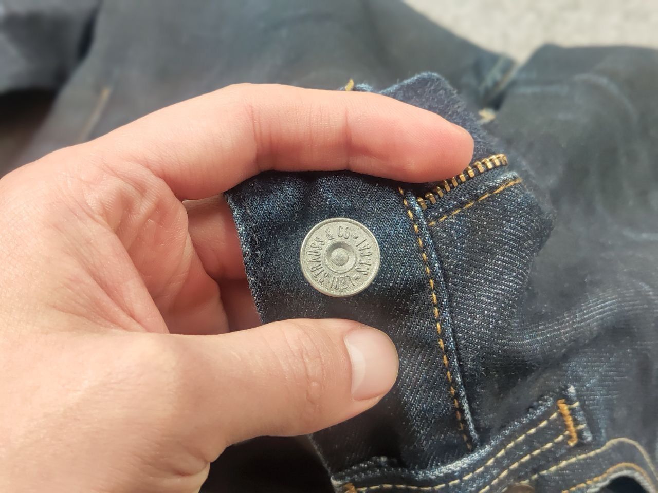 Levi's Vintage Levis Dark Waxed Denim Jeans if six was nine style Size US 32 / EU 48 - 17 Thumbnail