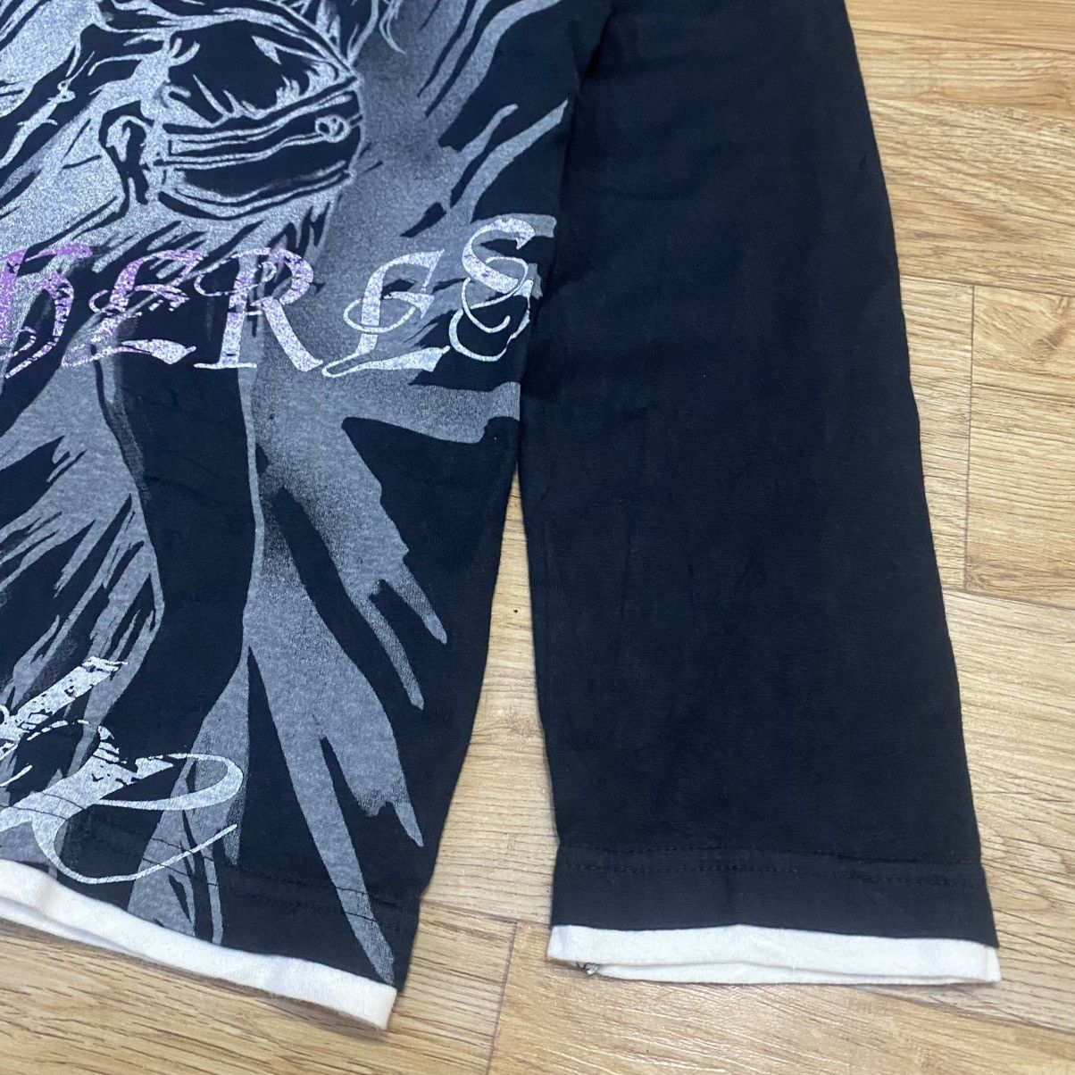 Hysteric Glamour 2000s Armee Francaise Darkwear Style Double Layerd LS Tee Size US M / EU 48-50 / 2 - 6 Thumbnail