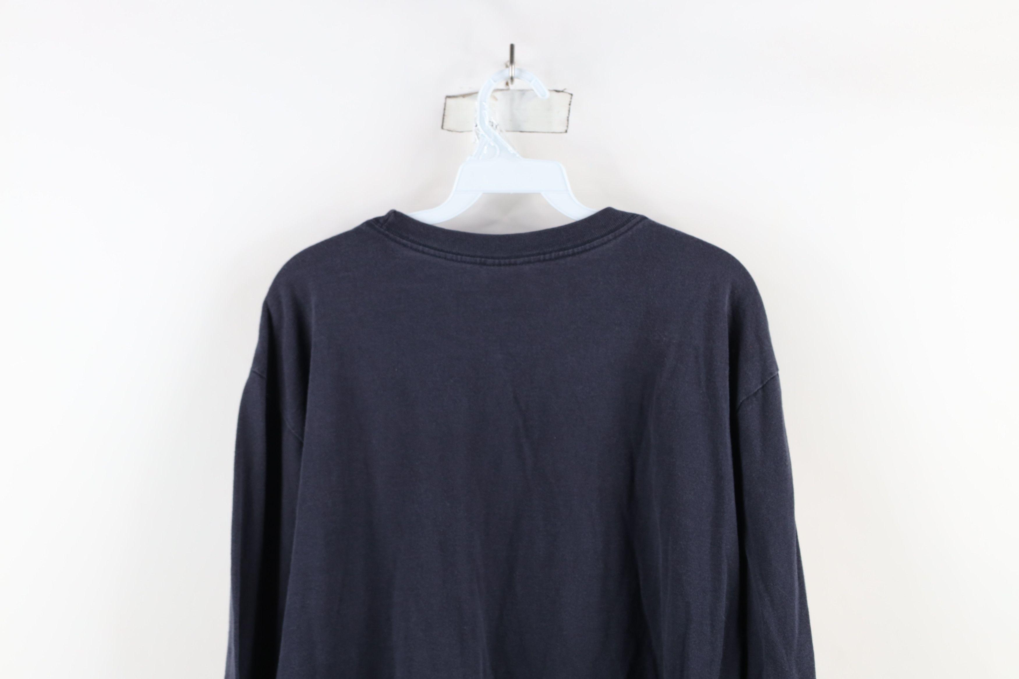 Nautica × Vintage Vintage 90s Nautica Spell Long Sleeve T-Shirt Blue Cotton Size US XL / EU 56 / 4 - 12 Thumbnail