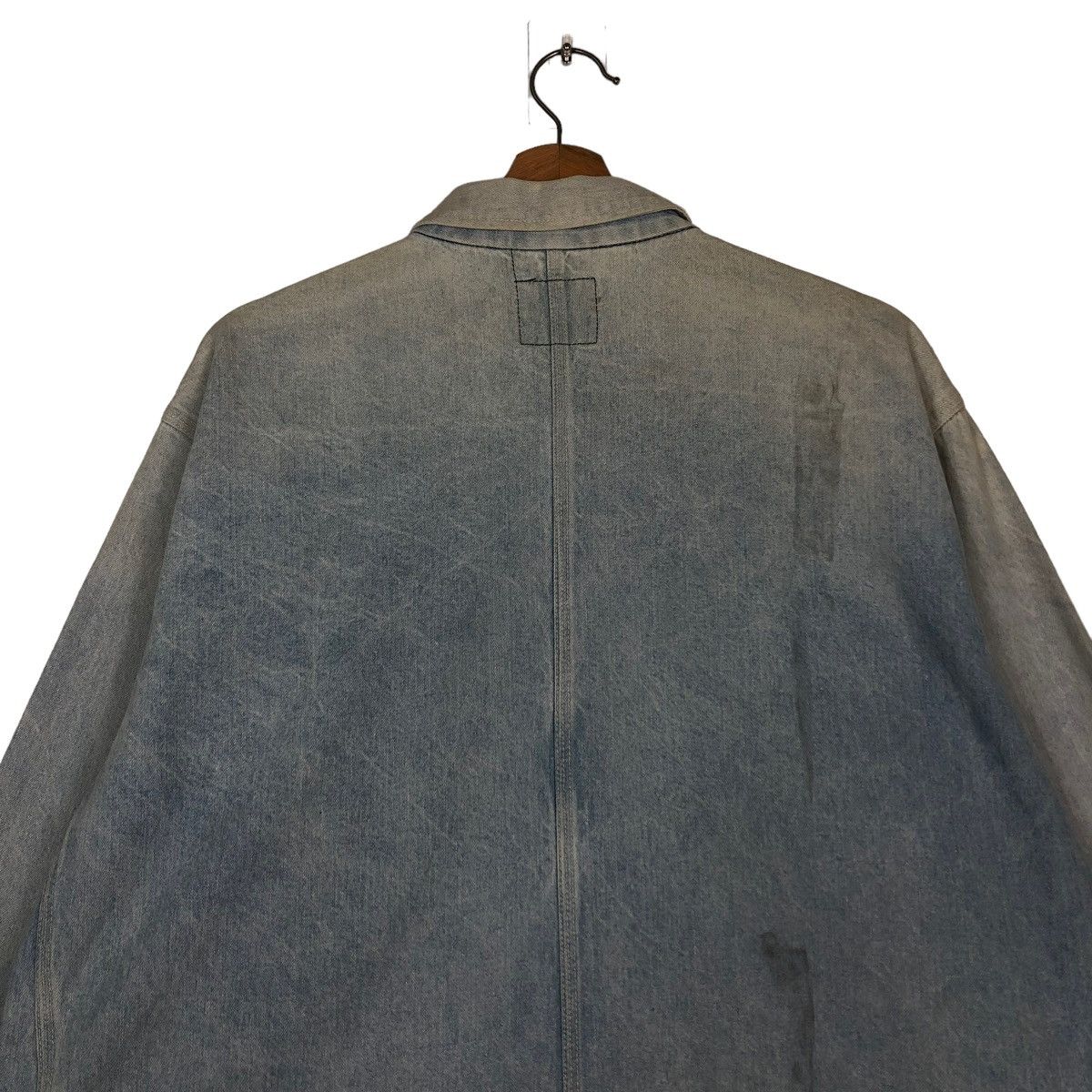 Sugar Cane 🔥VINTAGE DENIM CHORE JACKET SUGAR CANE WESTERN WEAR USA Size US L / EU 52-54 / 3 - 9 Thumbnail