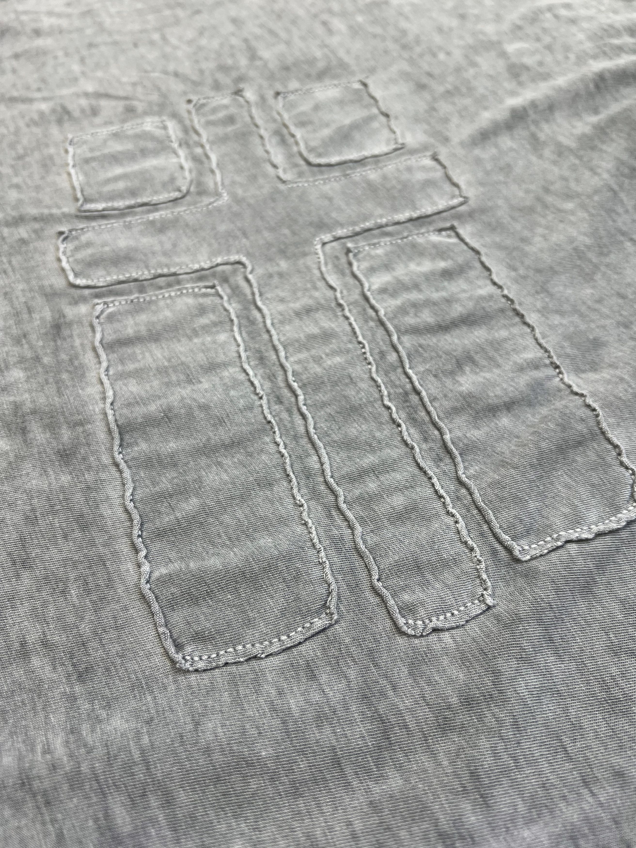 Napapijri Napapijri Geographic Flag Logo T-Shirt Washed Grey M/L Size US L / EU 52-54 / 3 - 4 Thumbnail