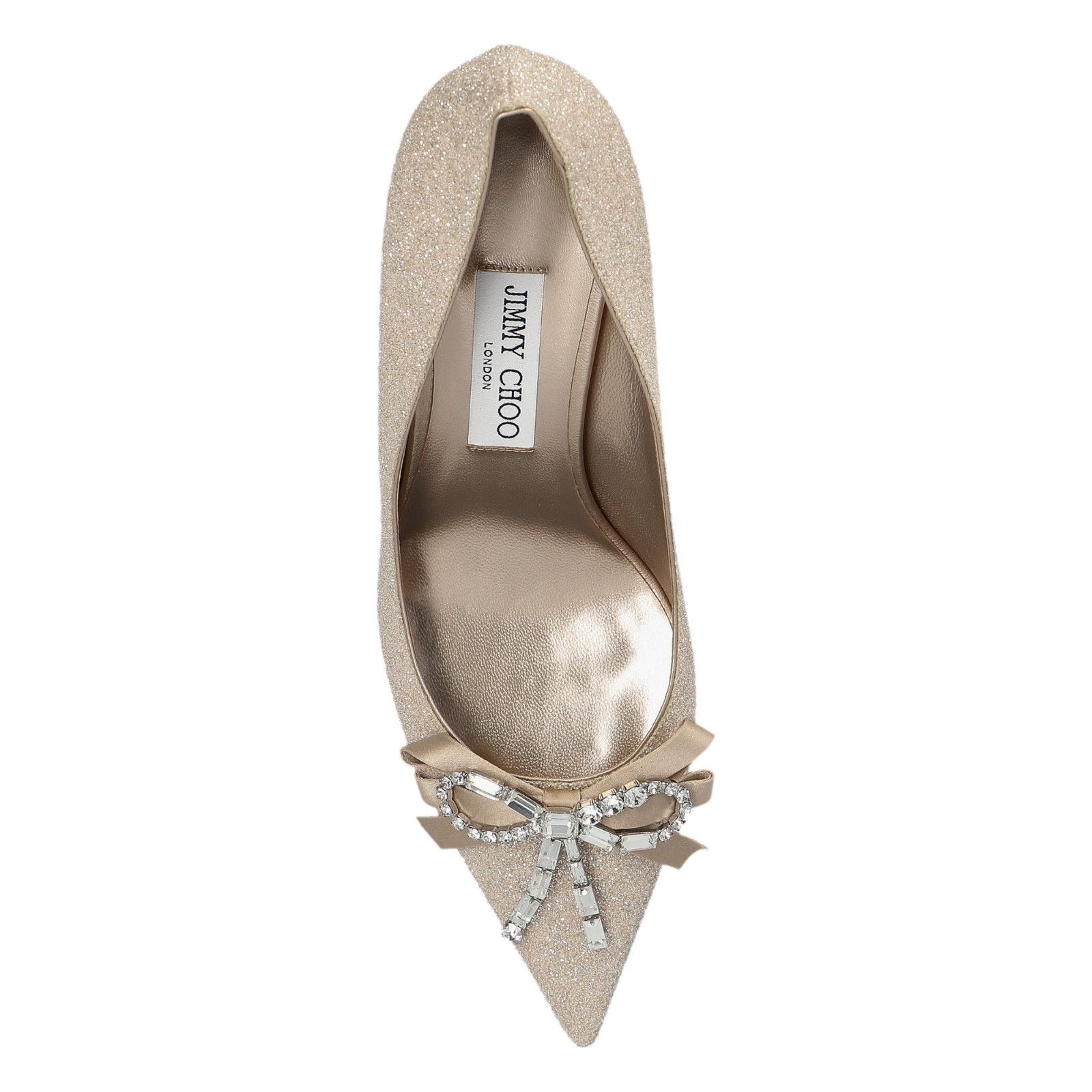 JIMMY CHOO 'Auria' Gold Heeled Shoes New & Authentic (Women'