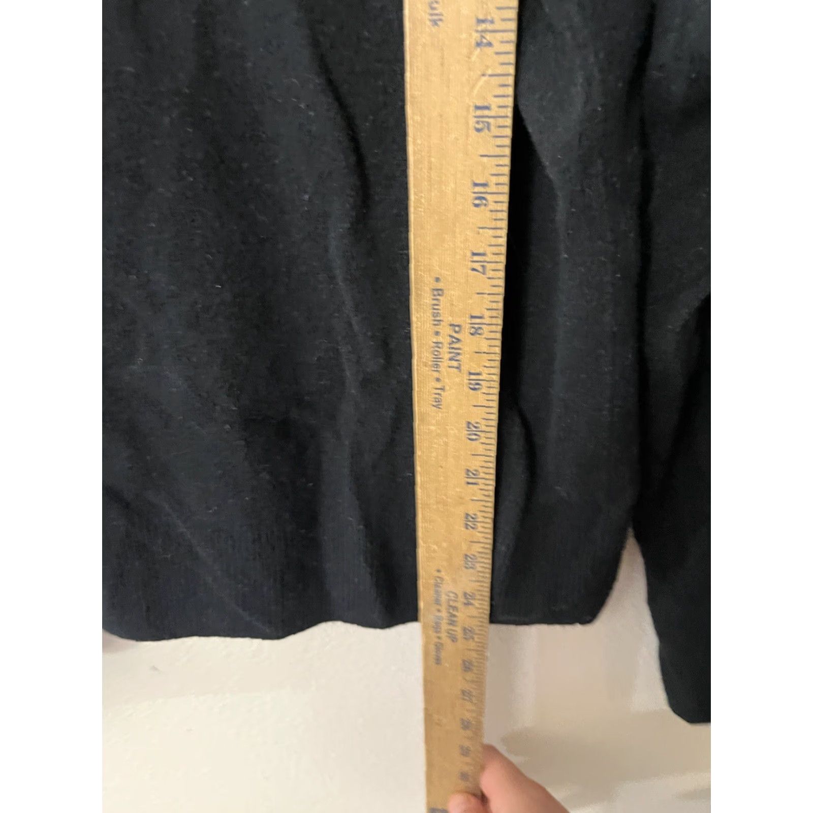 Gap VINTAGE Gap Sweater Women’s Large Tall Pullover Knit Lightweight V-Neck Long Sleeve Black Fall Winter 90s Womens Size L / US 10 / IT 46 - 5 Thumbnail
