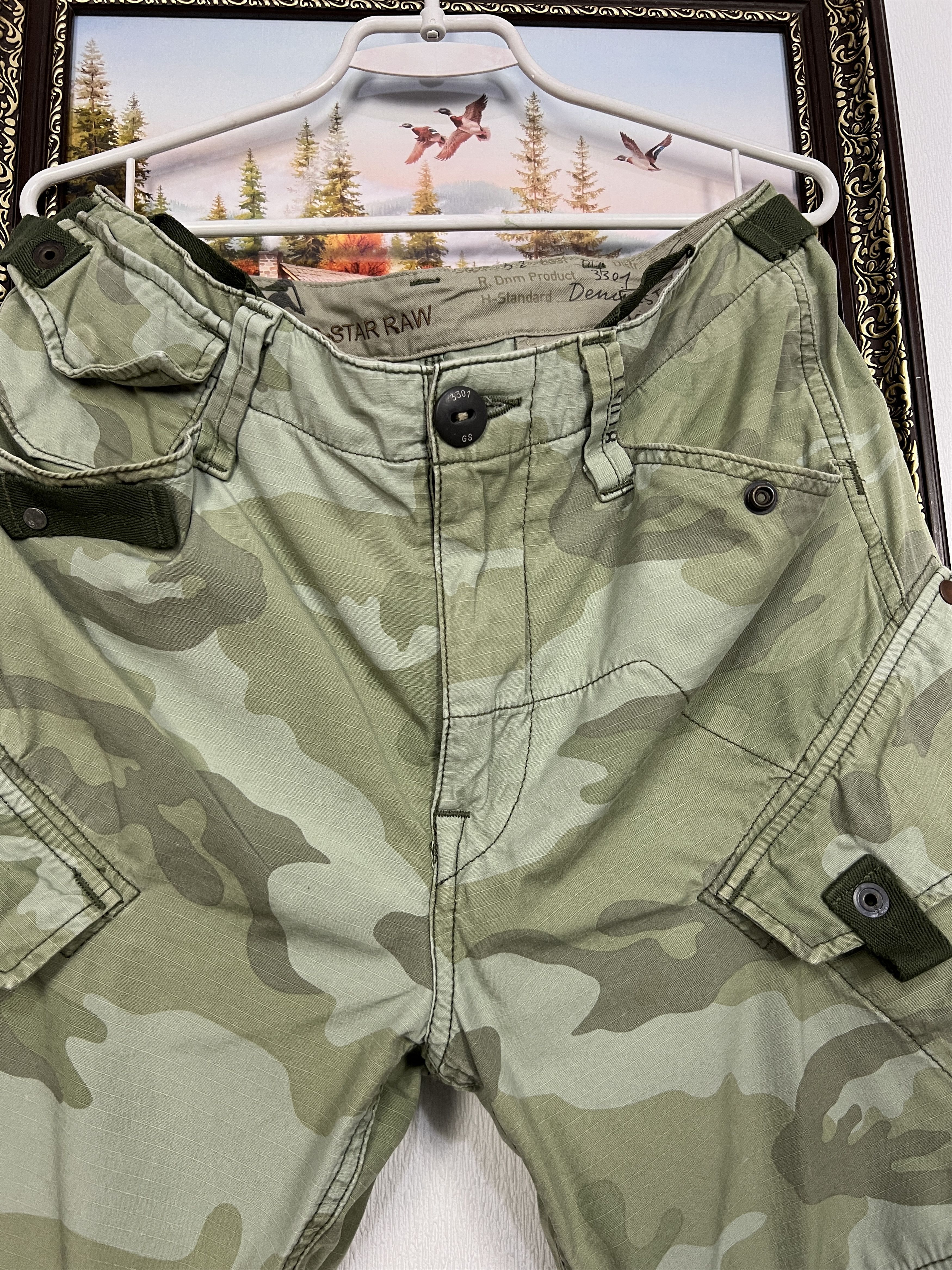G-Star Military Army Multipocket Cargo Pants Rare Hype Y2K Sz M Size US 32 / EU 48 - 3 Thumbnail