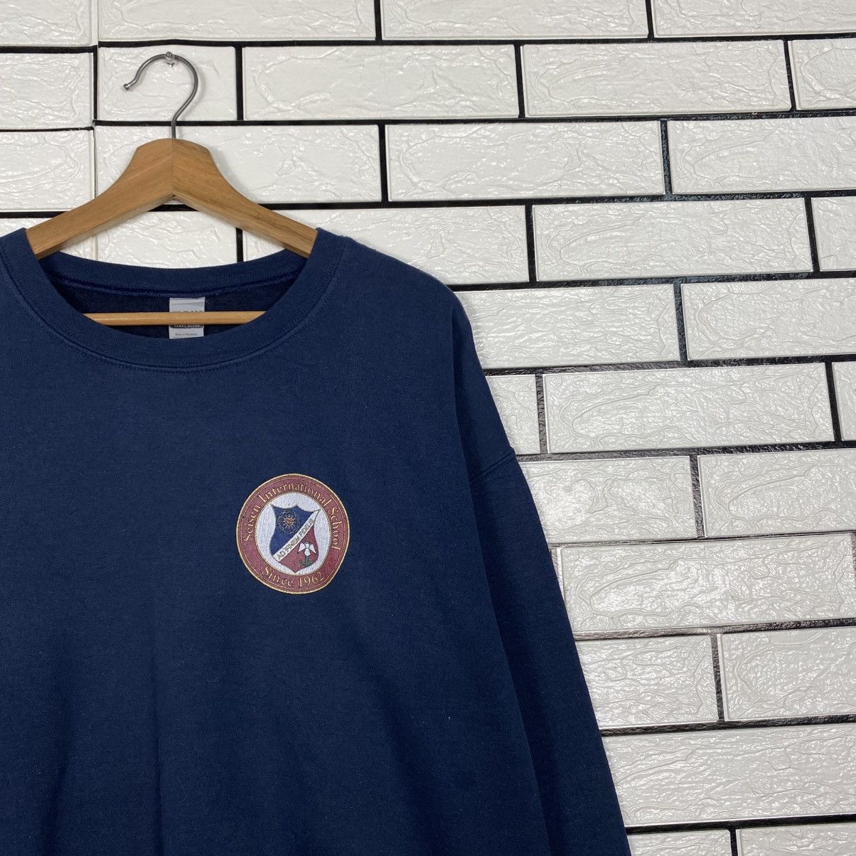 Japanese Brand Vintage Sweatshirt Scisen International School Since 1962 Size US L / EU 52-54 / 3 - 7 Thumbnail