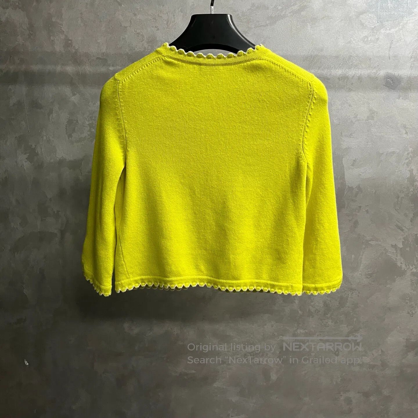 Chanel Chanel Single-row buttoned, five-quarter-length knitted sw Size XS / US 0-2 / IT 36-38 - 5 Thumbnail