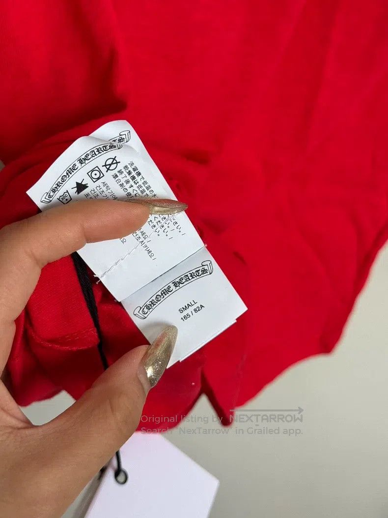Chrome Hearts CHROME HEARTS Size S Red and white contrast horseshoe scrol Size US S / EU 44-46 / 1 - 6 Thumbnail
