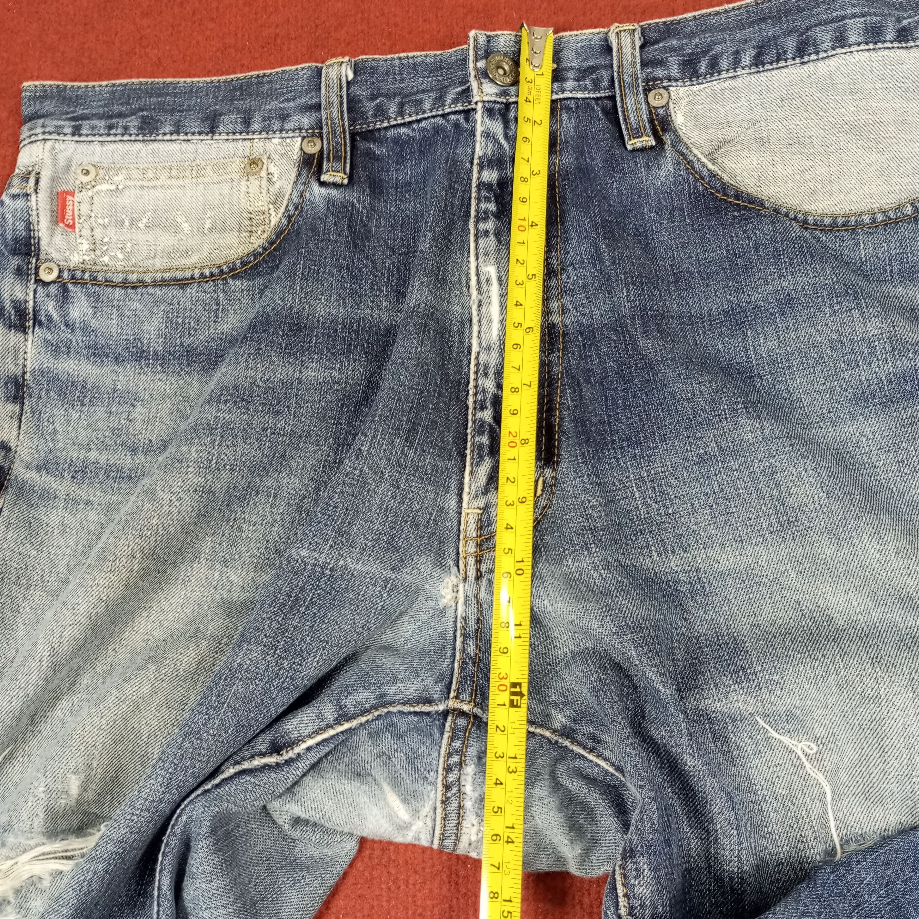 Stussy × Vintage Stussy Streetwear Skateboard Style Jeans Size US 35 - 8 Thumbnail