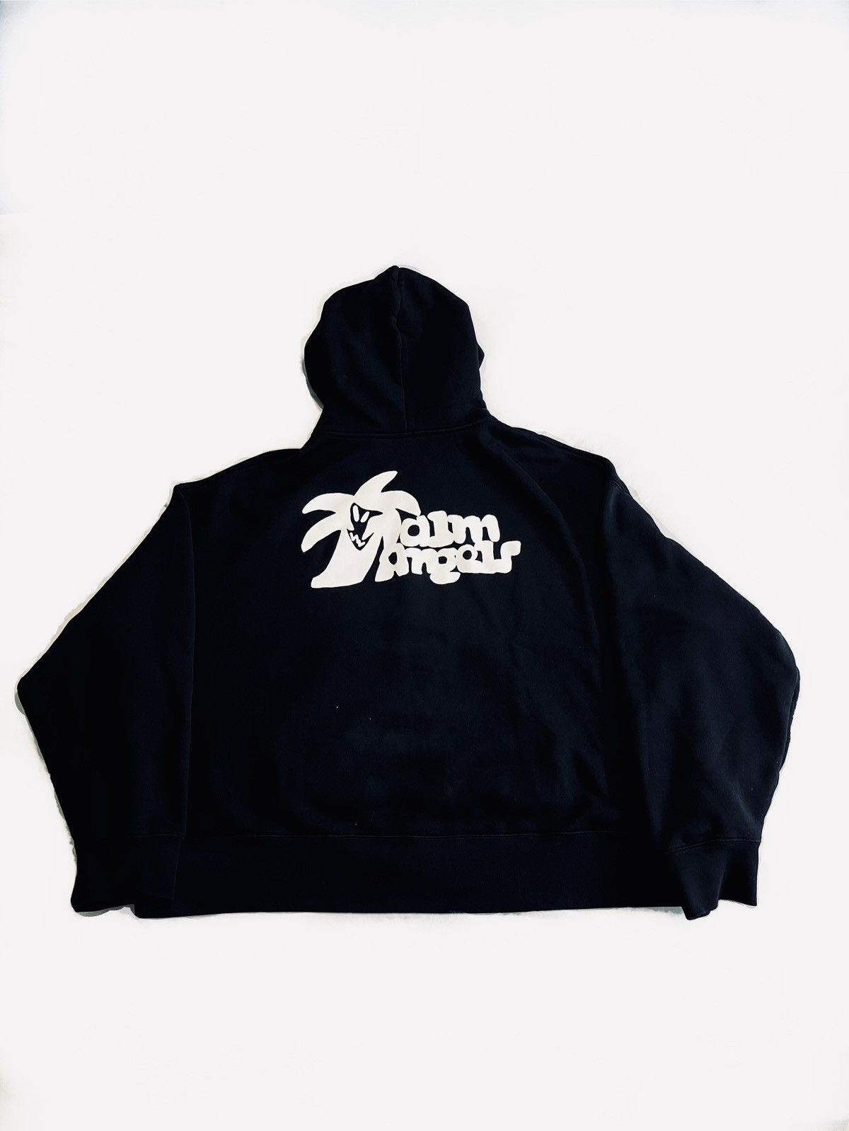 Palm Angels Palm Angels logo-print zip-up hoodie OVERSIZED - size XXXL Size US XXL / EU 58 / 5 - 2 Thumbnail
