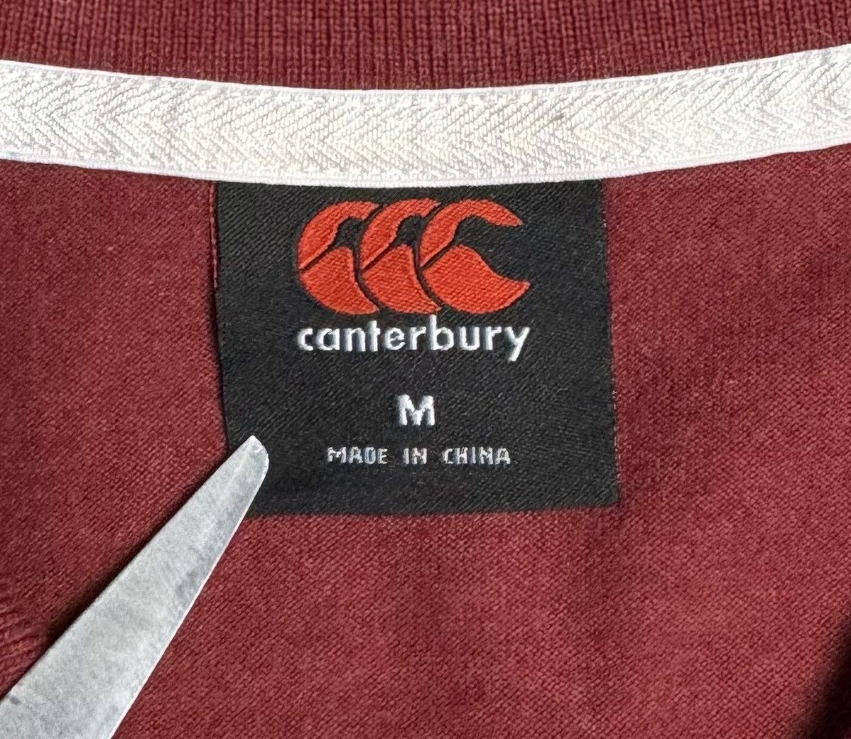 Canterbury of New Zealand England O2 Rugby Striped Cotton Polo Shirt Size US M / EU 48-50 / 2 - 9 Thumbnail