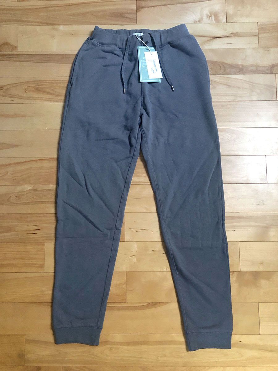 Sunspel Sunspel Blue Gray Loopback Track Pant Sweatpant Portugal Size US 30 / EU 46 - 6 Thumbnail