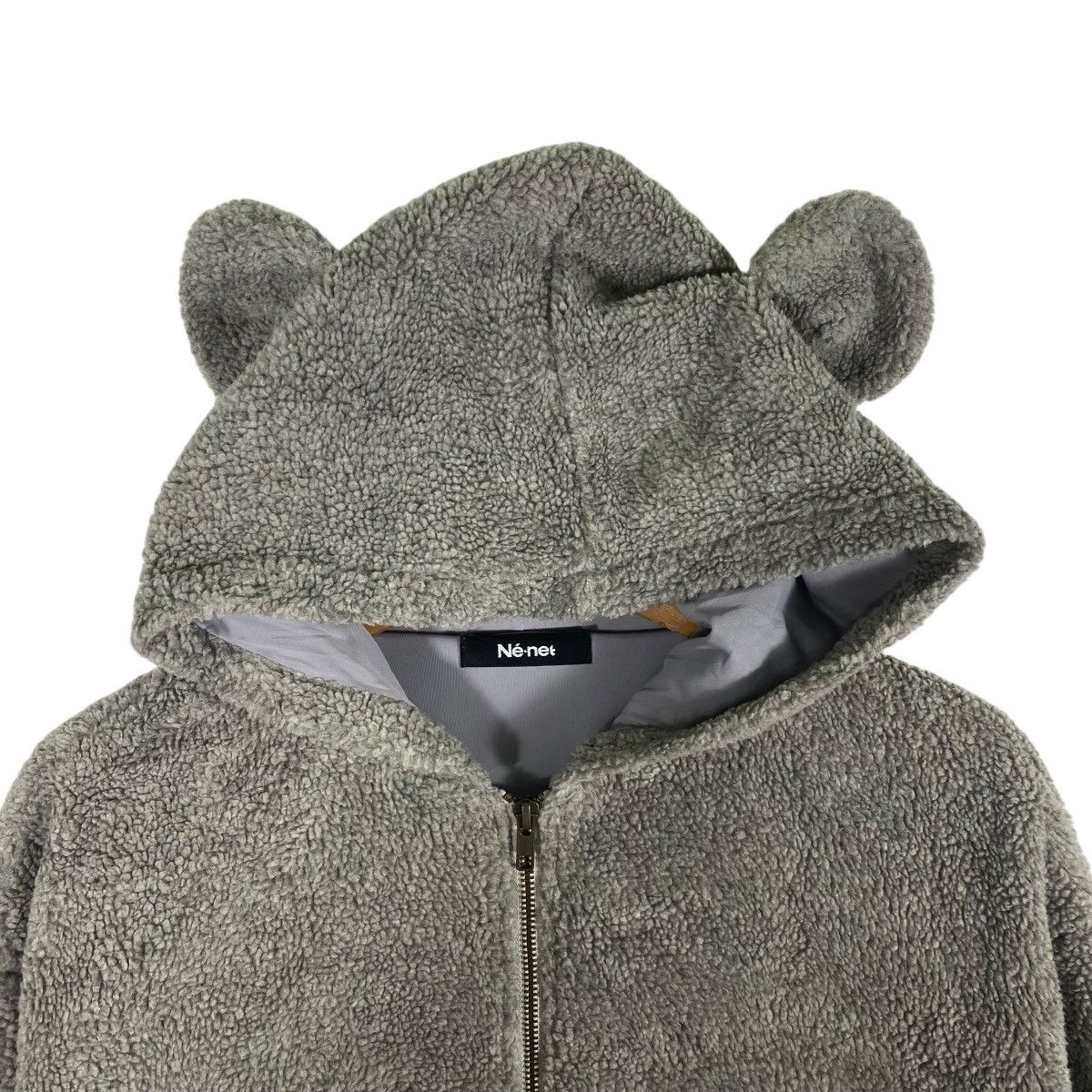 Issey Miyake × Ne-Net × Tsumori Chisato Vintage Issey Miyake Ne-Net Koala Bear Fleece Hoodie Size US M / EU 48-50 / 2 - 7 Thumbnail