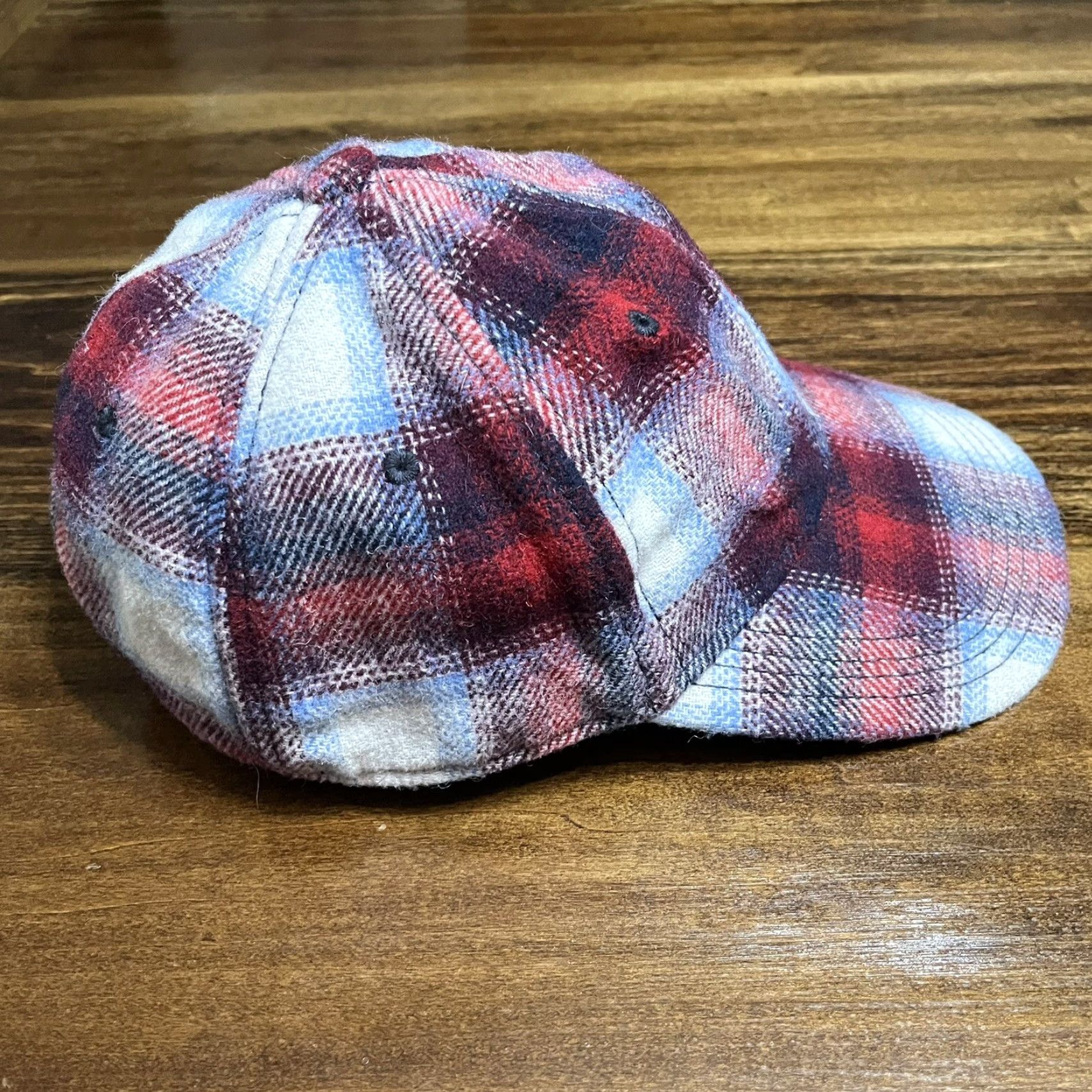 Pendleton GAP X Pendleton Hat Cap Flannel Wool Red Checkered Stretch Fitted Mens One Size Size ONE SIZE - 6 Thumbnail