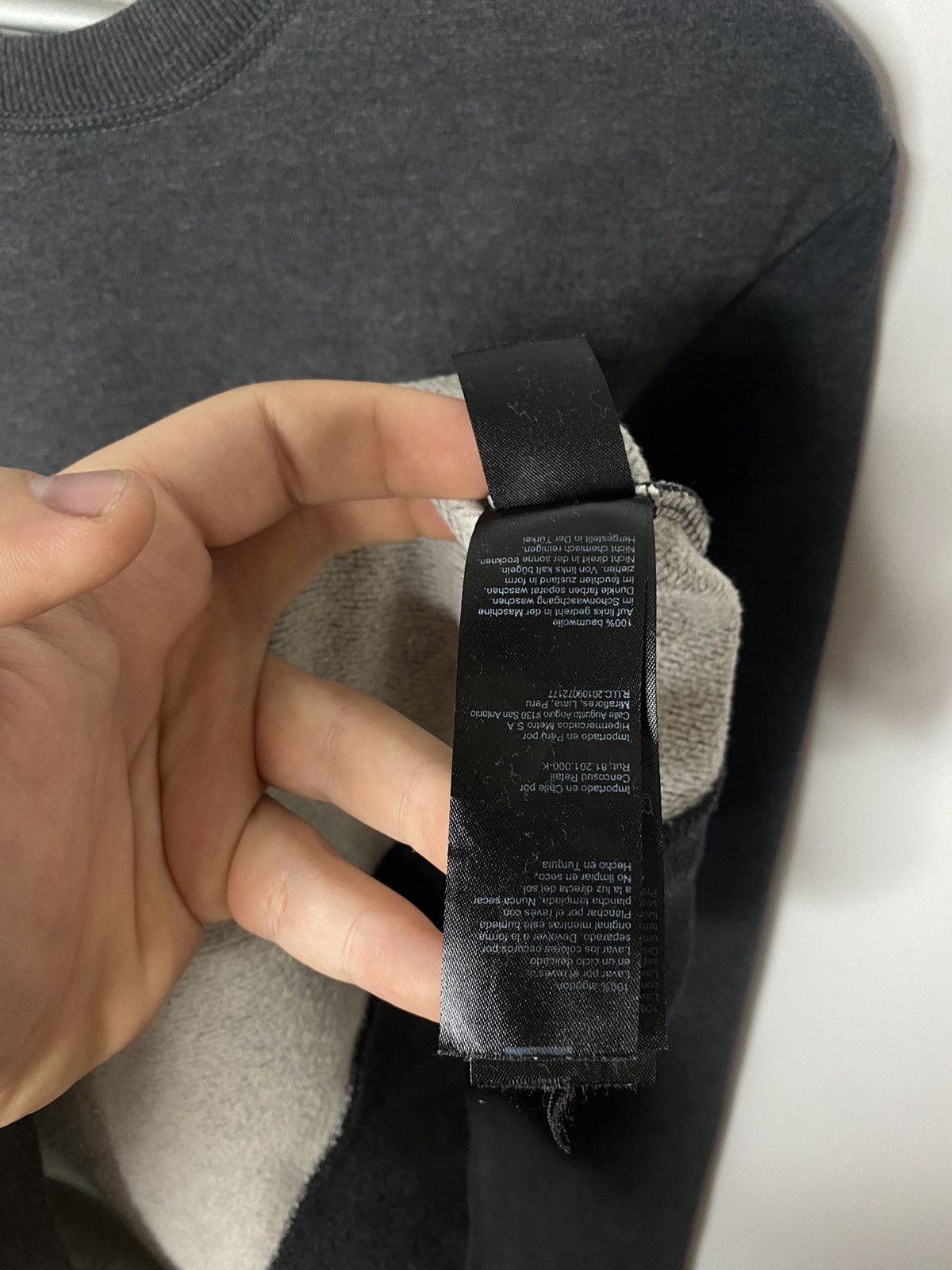 Allsaints × Designer × Vintage Allsaints Designer Grey Sweatshirt Pullover Based Small Logo Size US S / EU 44-46 / 1 - 8 Thumbnail