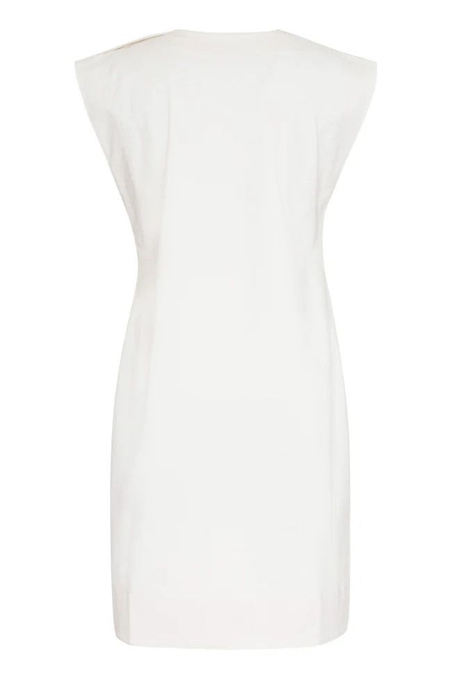 Jil Sander o1y0925 Sleeveless Mini Dress in White Size XS / US 0-2 / IT 36-38 - 2 Thumbnail
