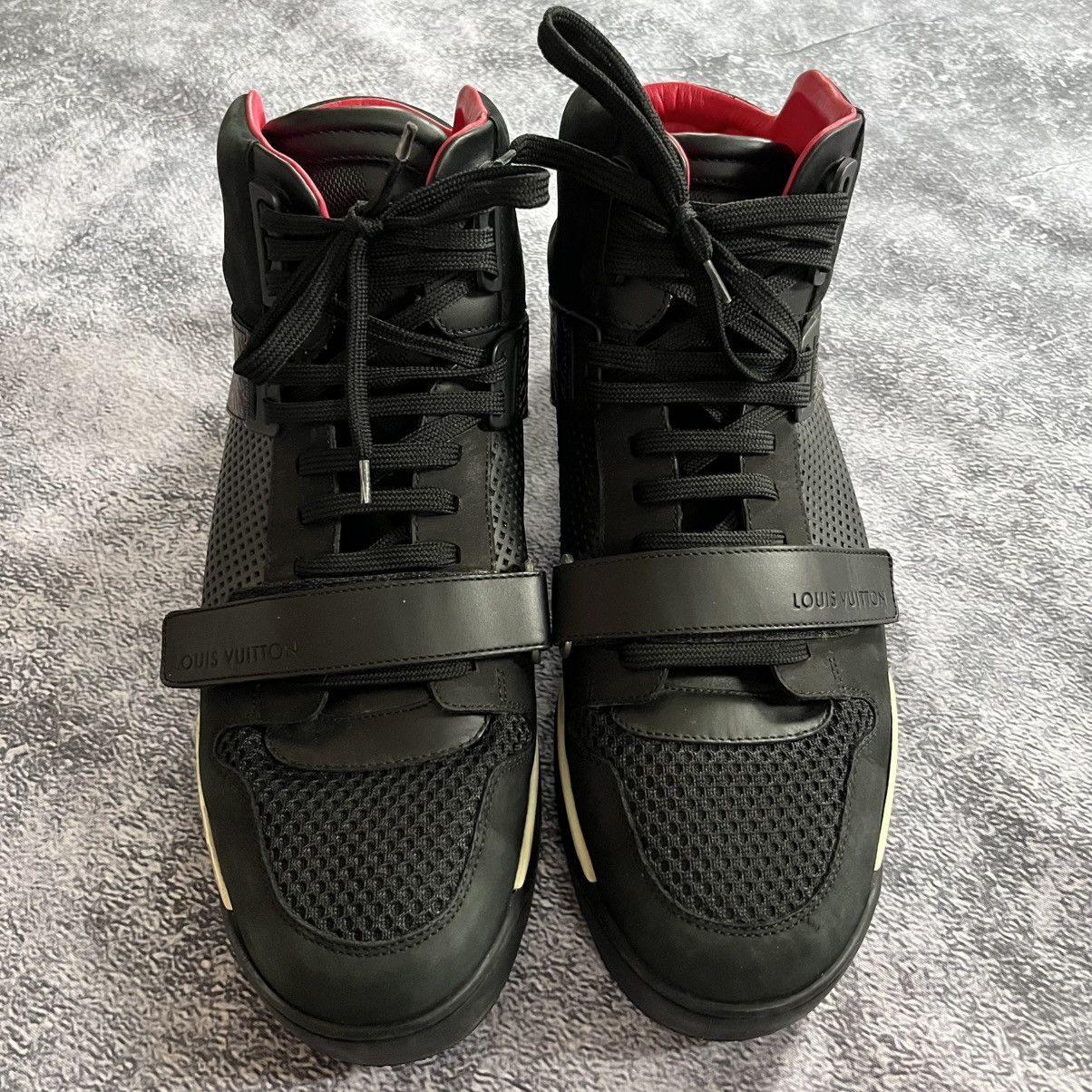 Louis Vuitton Louis Vuitton LV Trainer Hi-Top Sneakers Leather Size 10.5US Size US 10.5 / EU 43-44 - 2 Thumbnail
