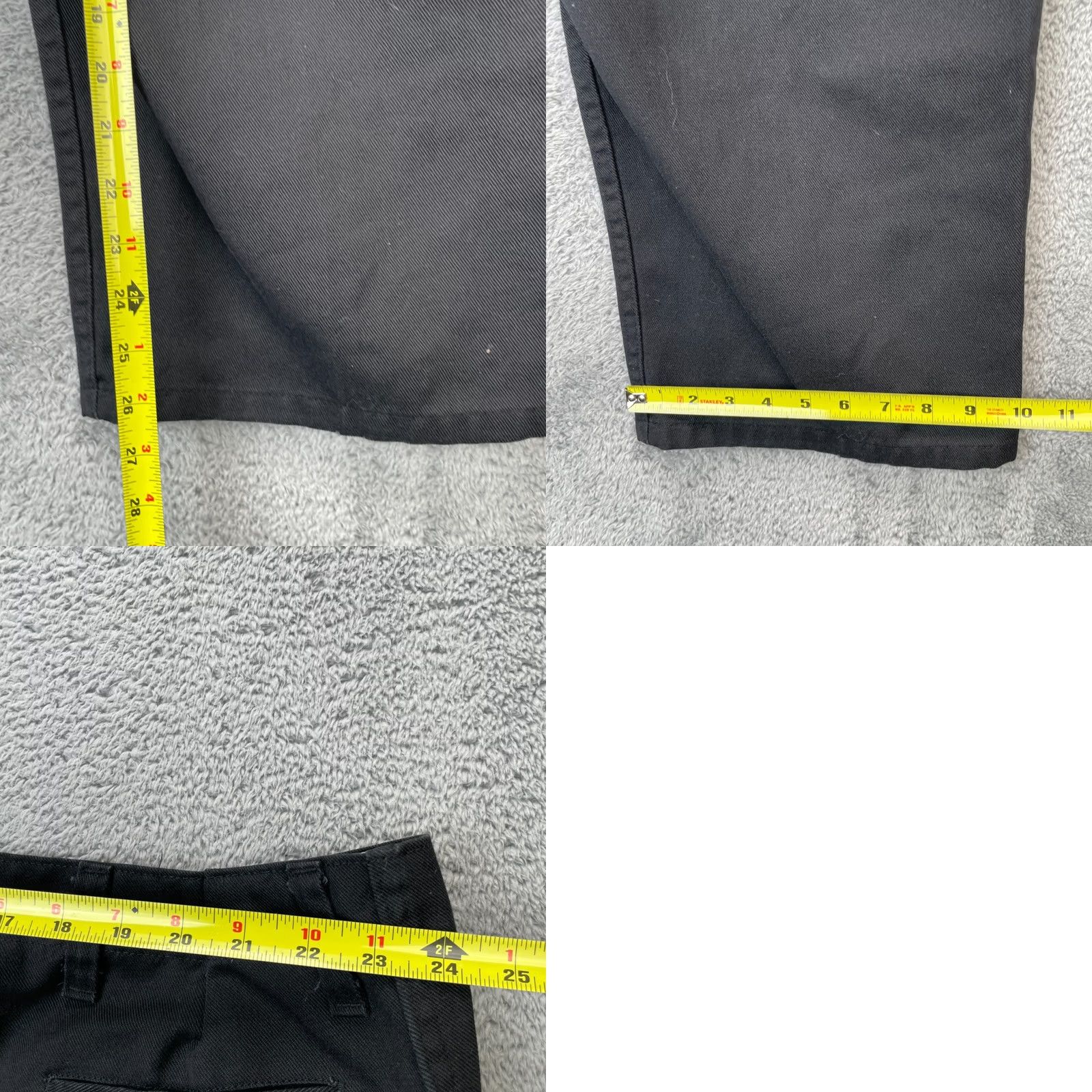 Ben Davis VINTAGE Ben Davis Pants Mens 54 Black Wide-Leg Cotton Workwear Chino 5-Pocket Regular Inseam 27" Retro City 90s Mens Size US 38 / EU 54 - 8 Thumbnail