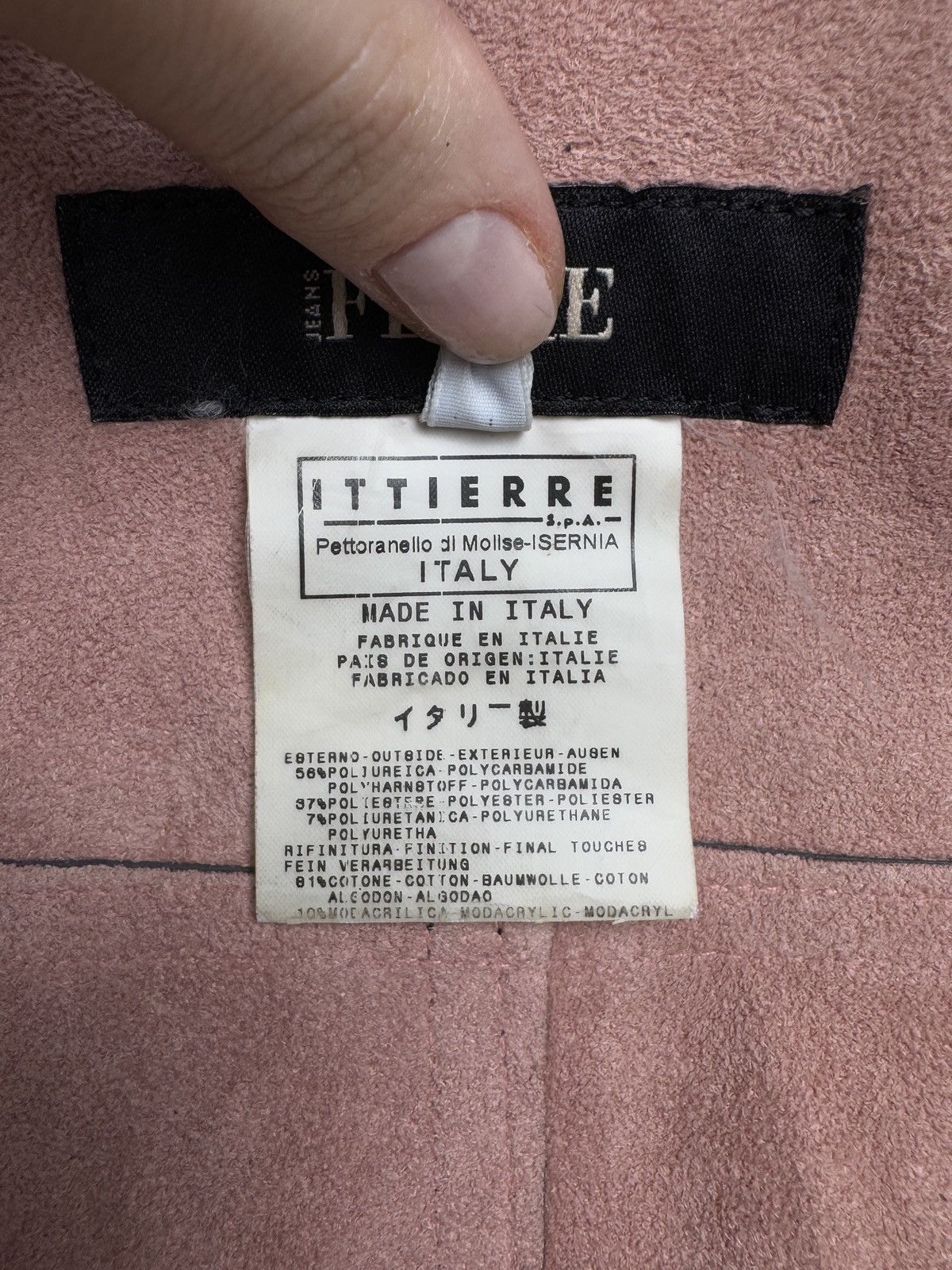 Ferre GF Ferre Jeans black faux leather bomber jacket size L Size US L / EU 52-54 / 3 - 13 Thumbnail