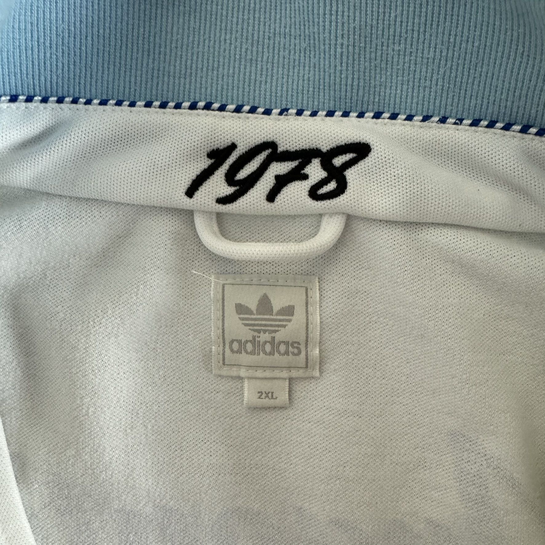 Adidas × Vintage Adidas Argentina AFA Soccer FIFA Track Jacket (2XL) Size US XXL / EU 58 / 5 - 6 Thumbnail