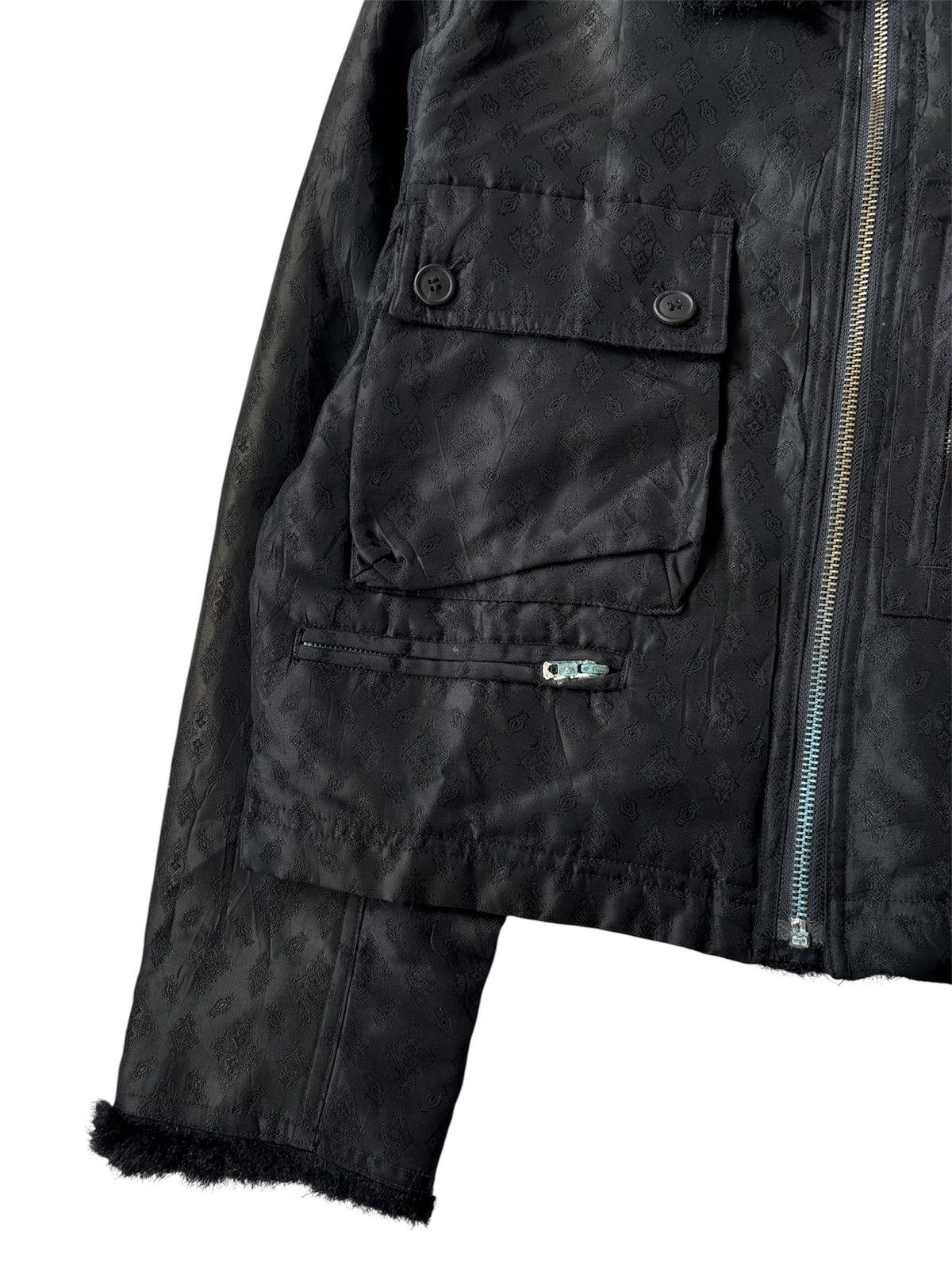 Yoshiyuki Konishi Fur Cropped Flight Jacket Size US M / EU 48-50 / 2 - 5 Thumbnail