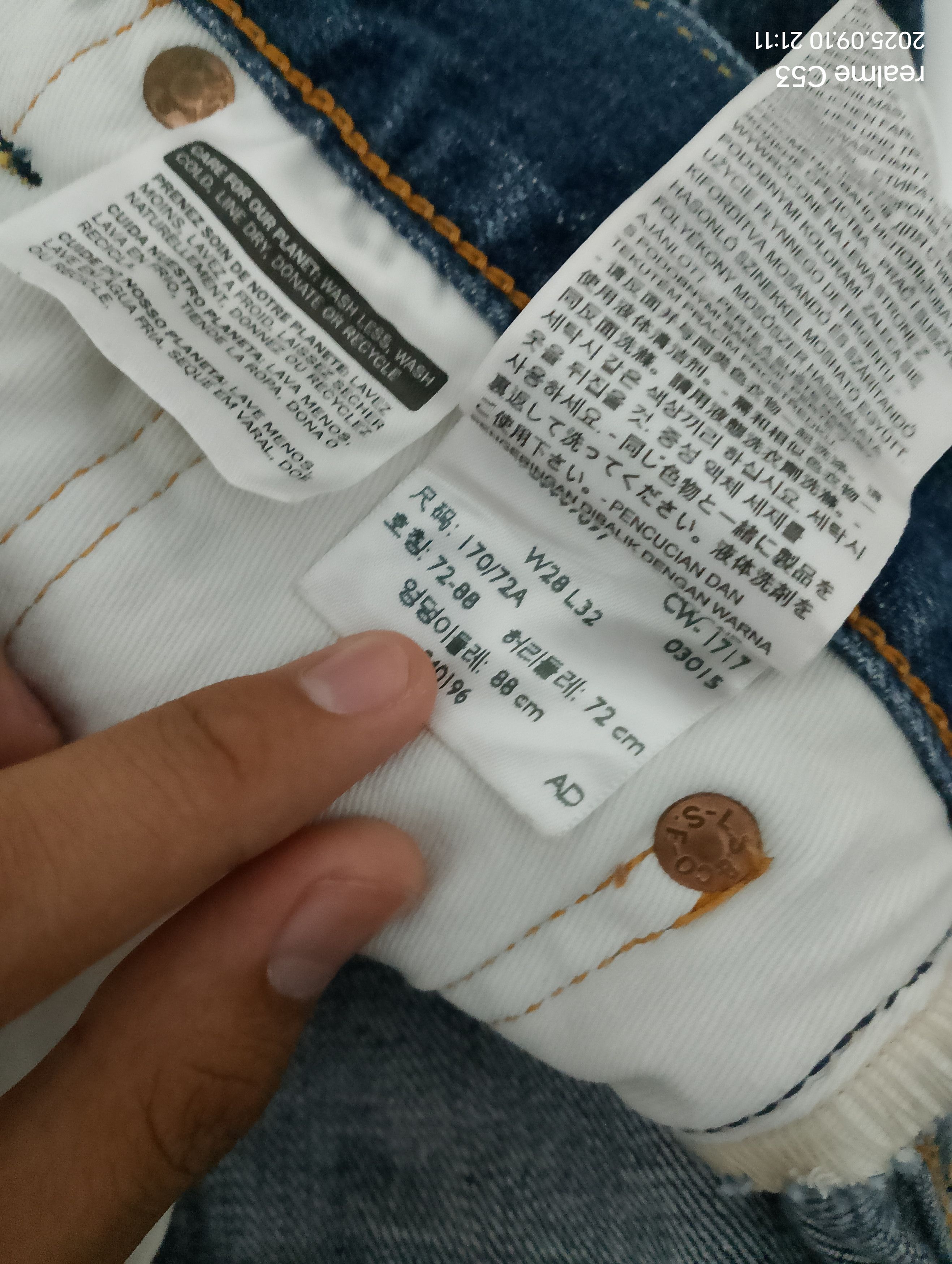 Levi's Jeans selvedge Levi's 511 original Size US 28 / EU 44 - 7 Thumbnail