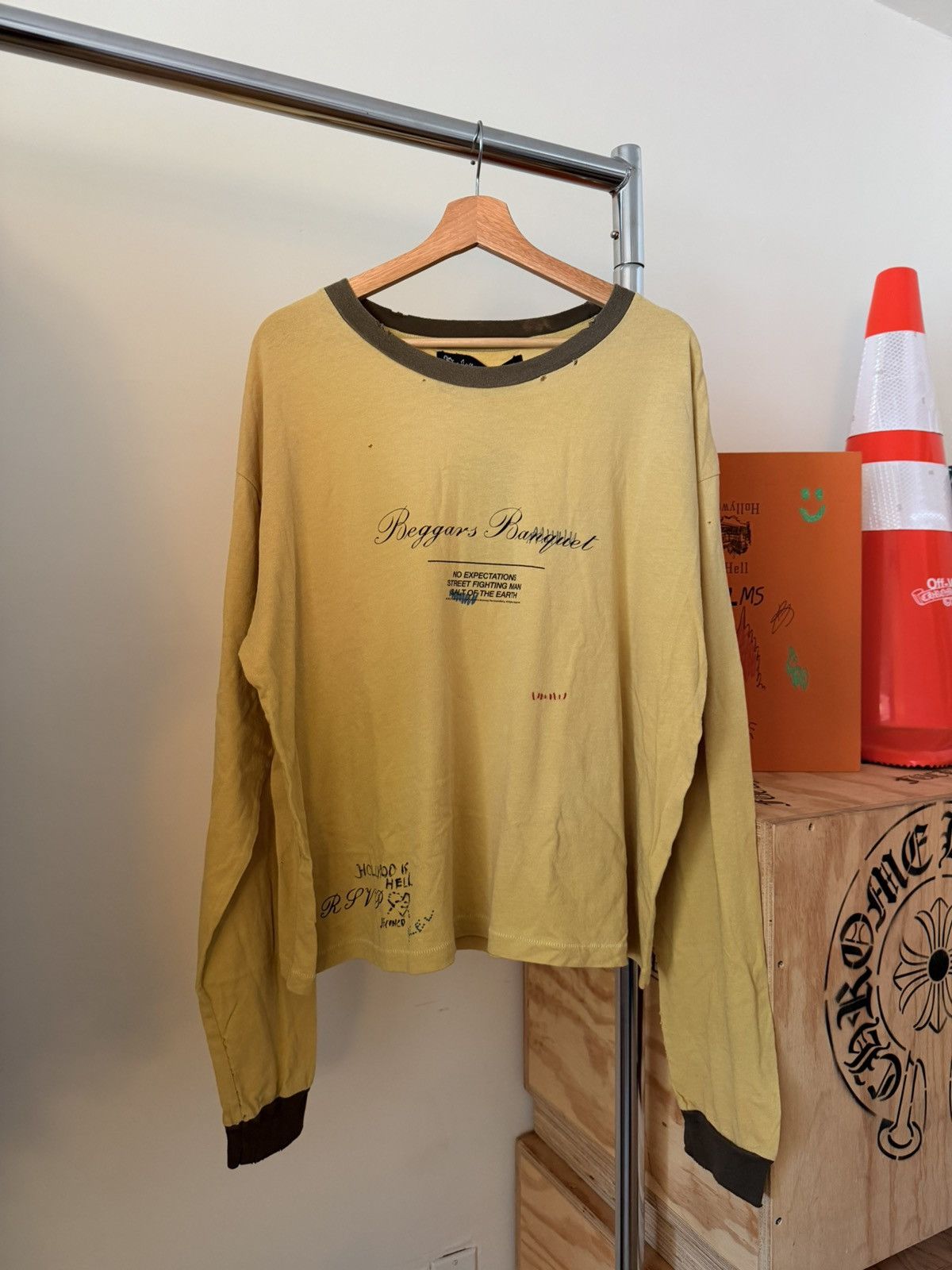 Paly Hollywood PALY Hollywood Long Sleeve Rolling Stone Size US XL / EU 56 / 4 - 1 Thumbnail