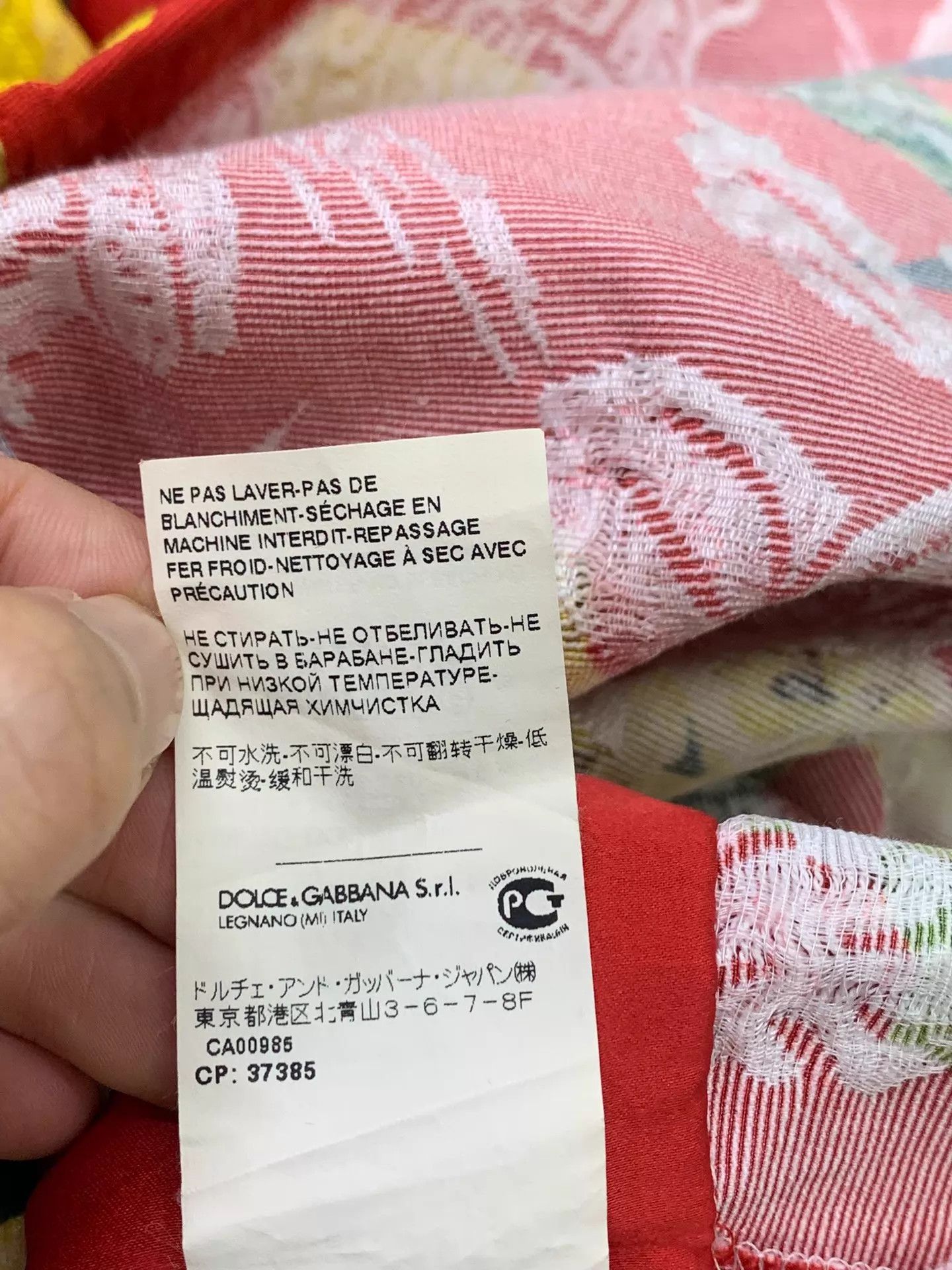 Dolce & Gabbana Dolce&Gabbana red yellow lemon print dress 38 new Size XS / US 0-2 / IT 36-38 - 6 Thumbnail