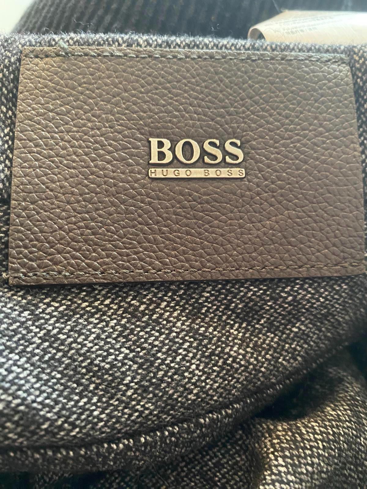 Hugo Boss Hugo Boss Cotton Wool Dark Gray Dress Pants Size US 33 - 8 Thumbnail