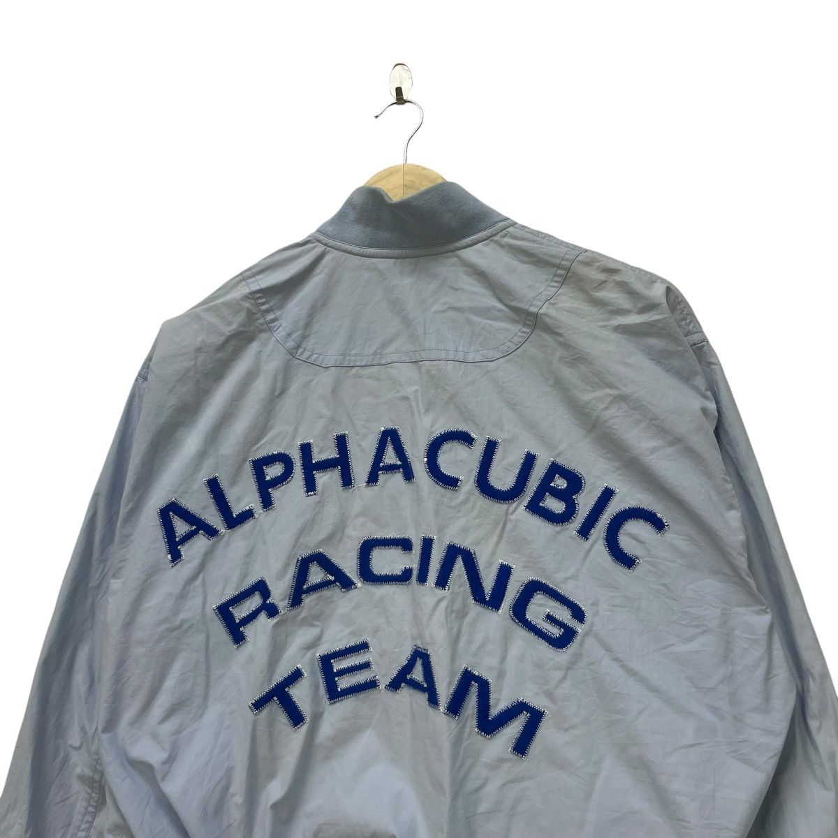 Formula 1 × Japanese Brand Vintage Alpha Cubic Racing Bomber Light Jacket Size US M / EU 48-50 / 2 - 3 Thumbnail