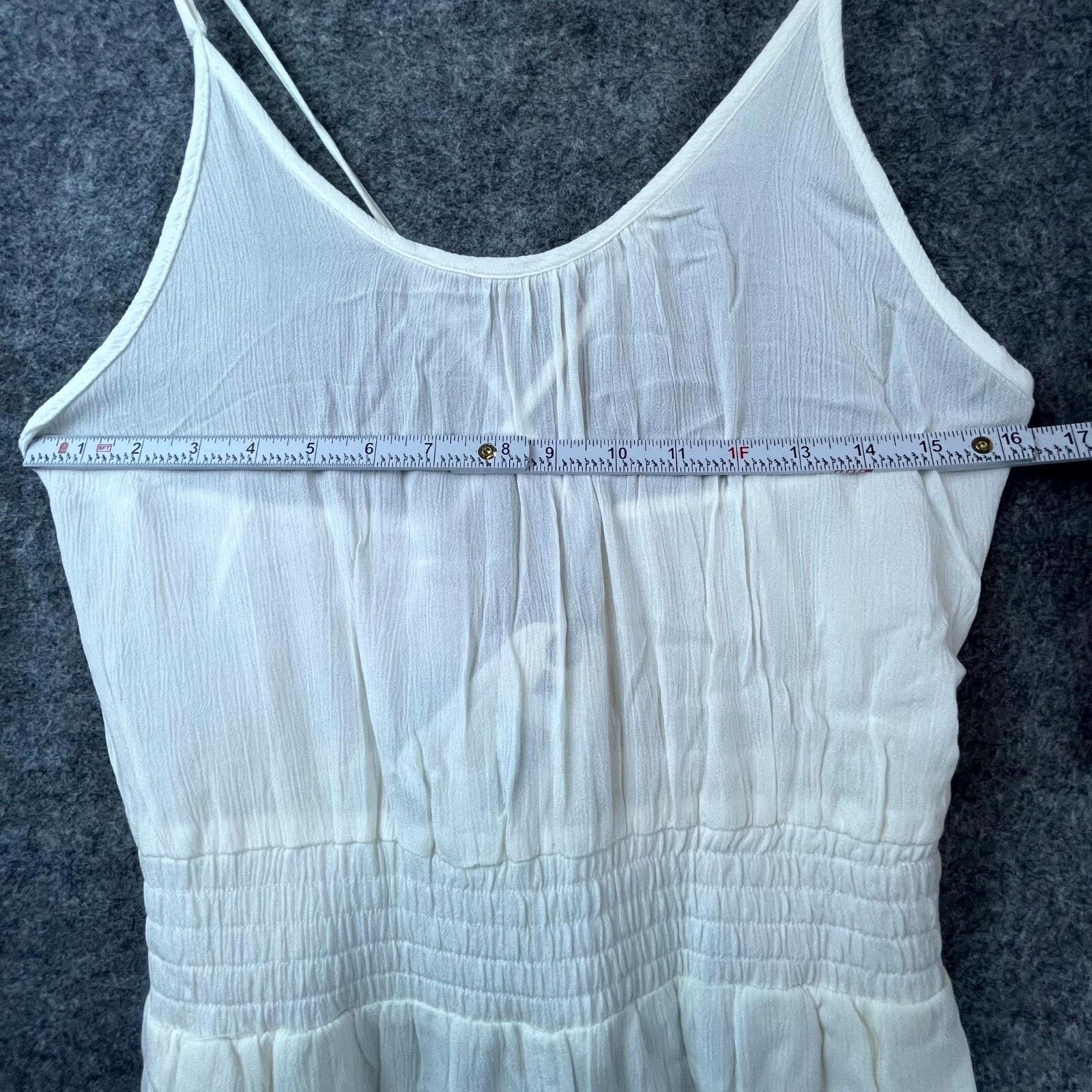 Prana Prana Fernie Wide Leg Jumpsuit Womens Med White LIghtweight Size 30" / US 8 / IT 44 - 5 Thumbnail