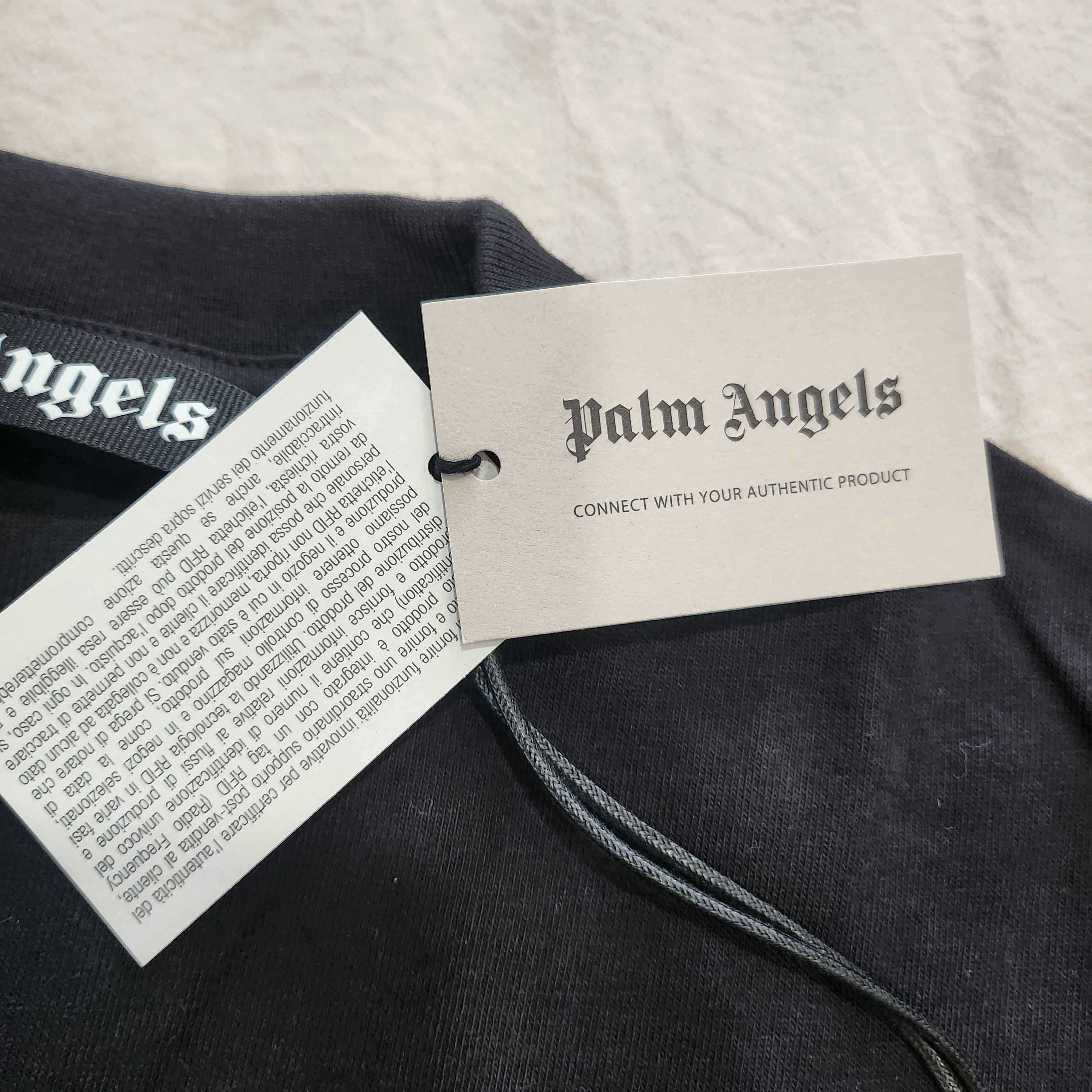 Palm Angels Palm Angels "LA Monogram Spray" Logo T-Shirt Size US L / EU 52-54 / 3 - 11 Thumbnail