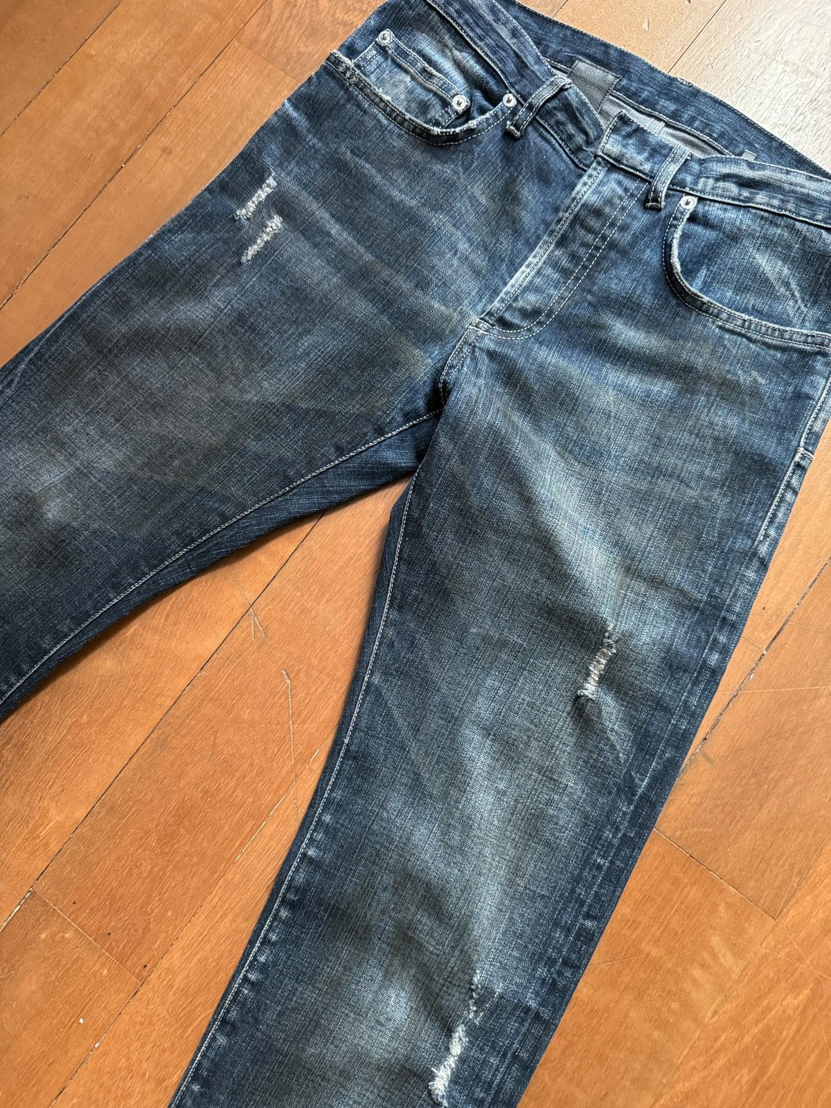 Dior × Hedi Slimane × Kris Van Assche TRADED Dior Homme SS09 Dirt Denim by Kris Van Assche Size US 29 - 5 Thumbnail