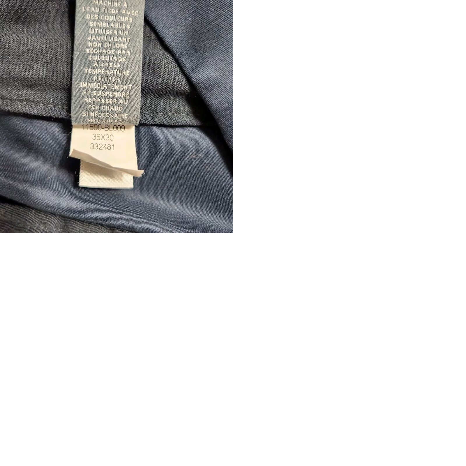 Bonobos Bonobos Weekday Warrior Dress Pants Mens 36x27.5 Blue Straight Leg Regular Stretch Twill Casual Business Size US 36 / EU 52 - 9 Thumbnail