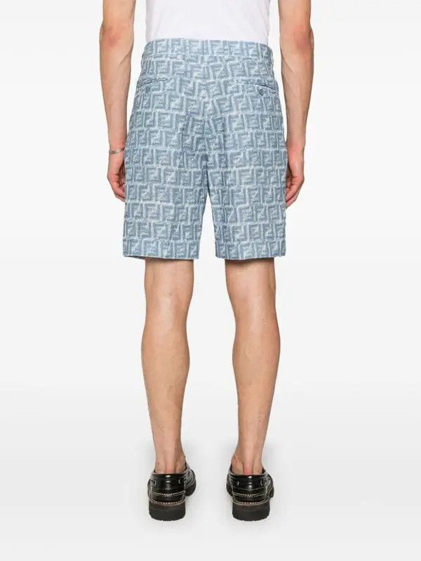 Fendi o1s1wg110525 Shorts in Blue Size US 36 / EU 52 - 3 Thumbnail