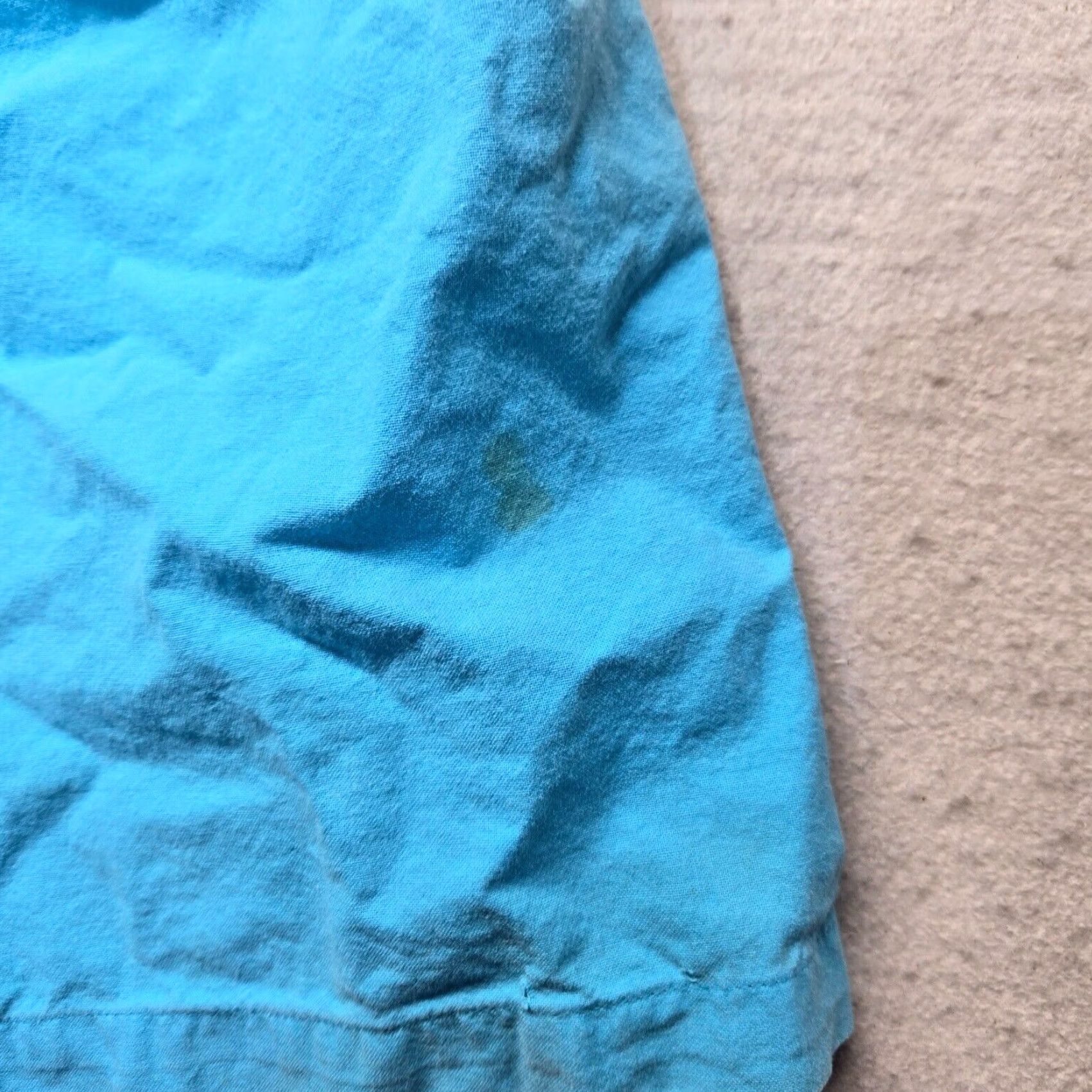 Vintage Korest Shorts Bermuda Adult Size 12 Light Blue Stretch Elastic Womens Size 34" / US 12 / IT 48 - 3 Thumbnail