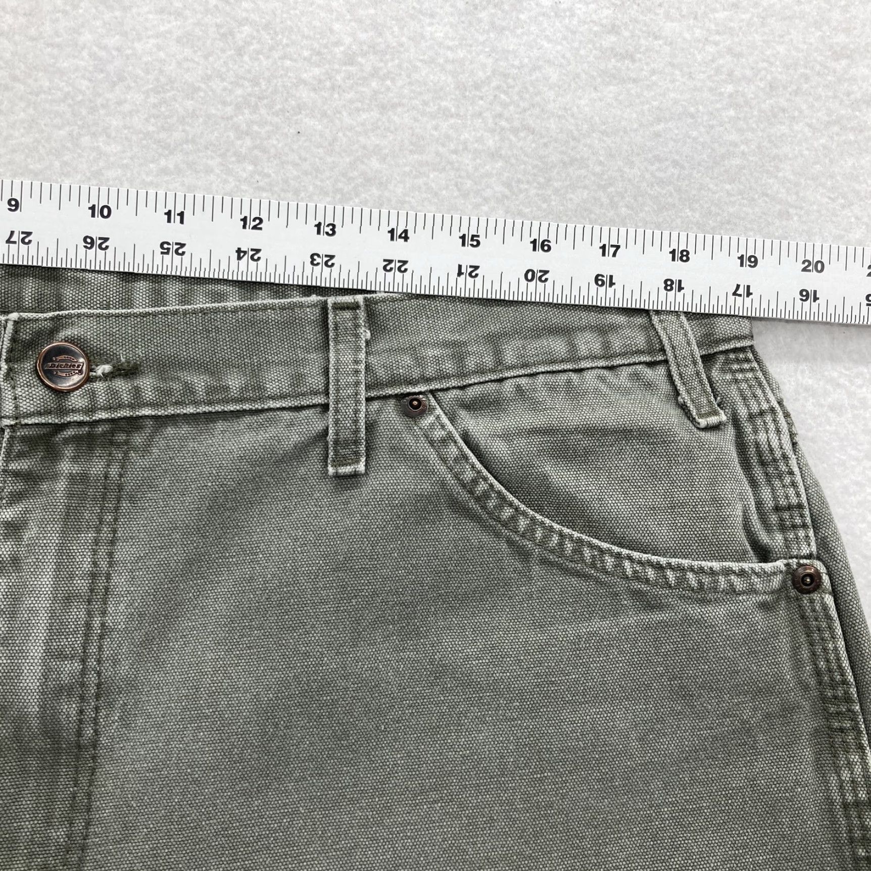 Dickies Dickies Carpenter Pants Mens 38x32 Green Relaxed Fit Utility Workwear Canvas Y2K Pants Mens Green Carpenter Workwear Canvas Dickies 38x32 Relaxed Mens Size US 38 / EU 54 - 7 Thumbnail