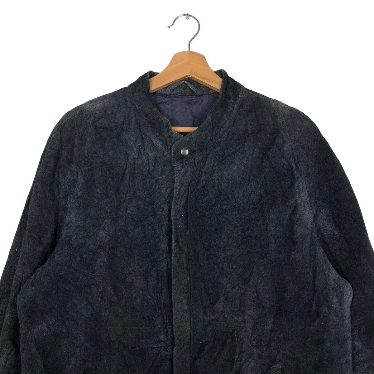 Genuine Leather Vintage Pig Skin Genuine Leather Jacket England Issey Miyake Size US L / EU 52-54 / 3 - 3 Thumbnail