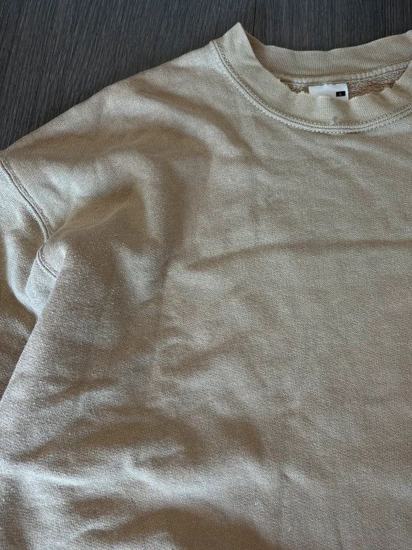 Other Fruit of the Loom Sz L Blank Beige Boxy Sweatshirt Size US L / EU 52-54 / 3 - 8 Thumbnail
