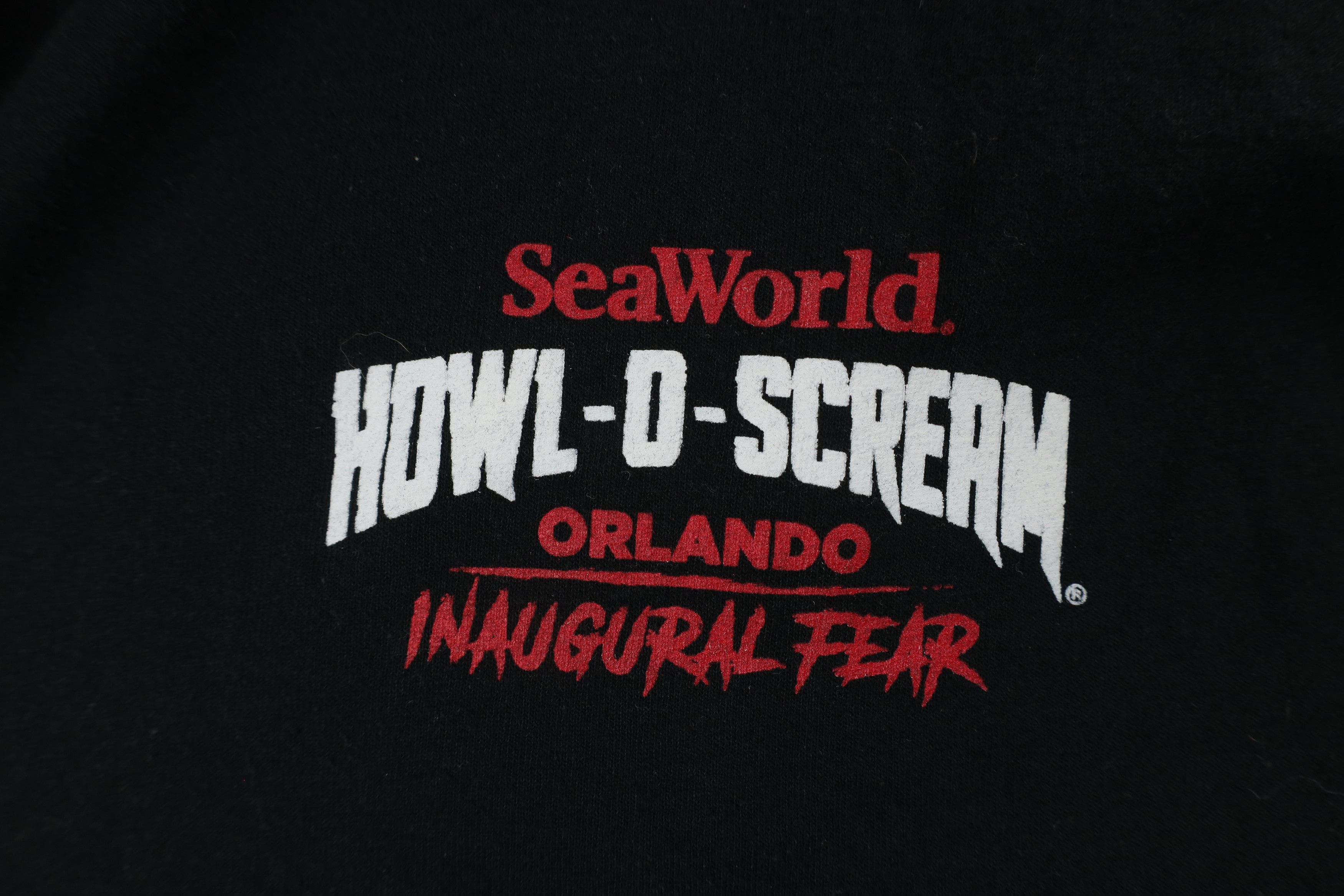 Vintage Vintage SeaWorld O Scream Halloween Monster T-Shirt Black Size US XXL / EU 58 / 5 - 4 Thumbnail