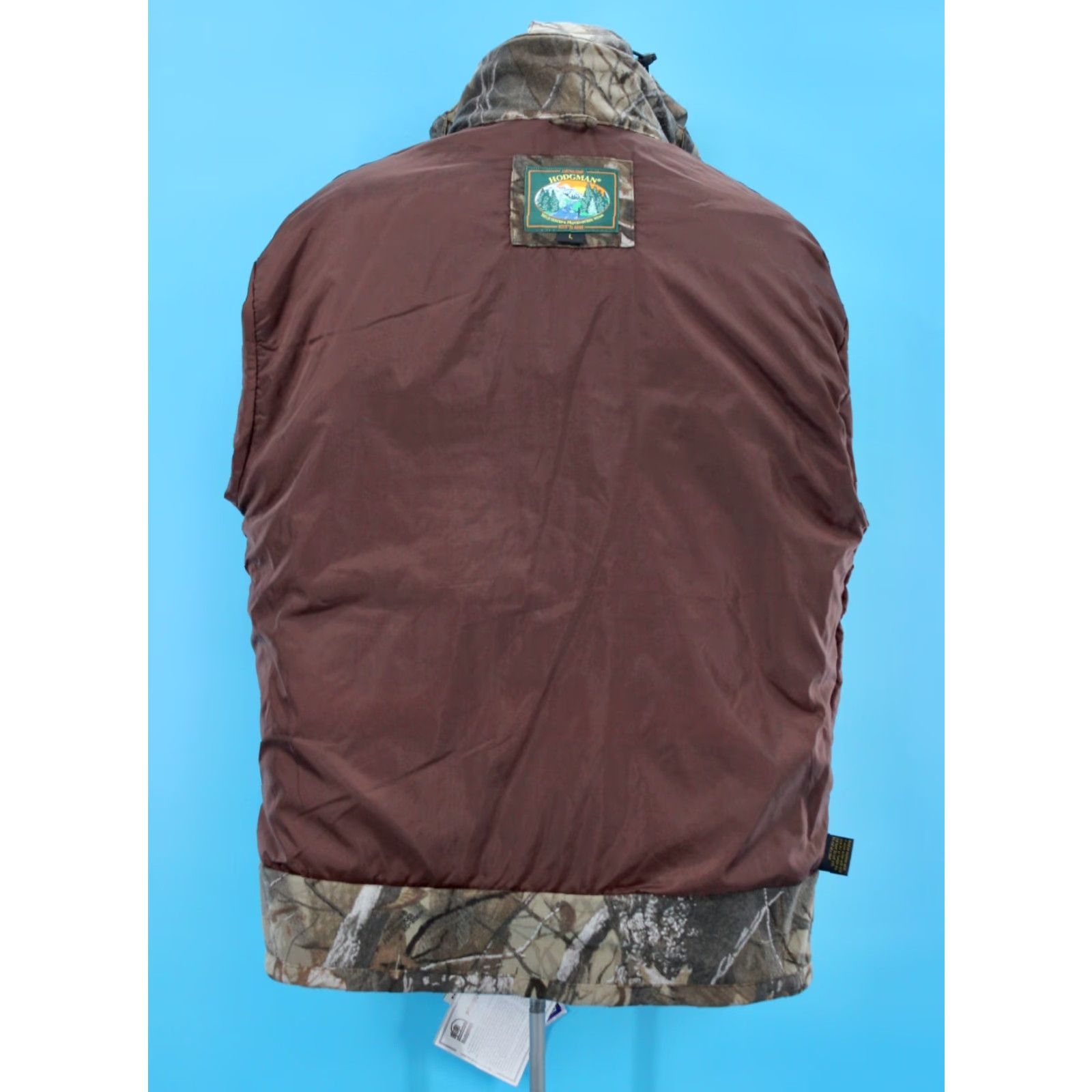 Vintage Hodgman Hunting Jacket Men’s VTG NOS 90s Fleece Camo Waterproof Sz L 1990s Brown"} Size US L / EU 52-54 / 3 - 3 Thumbnail