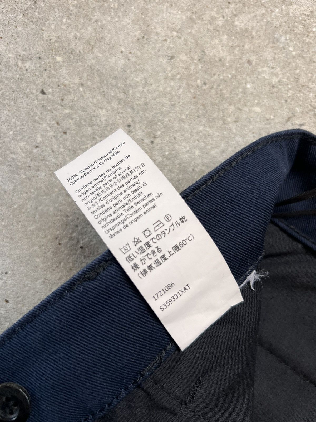Loewe 21SS LOEWE Cargo Trousers Dark Blue Size 26" / US 2 / IT 38 - 11 Thumbnail